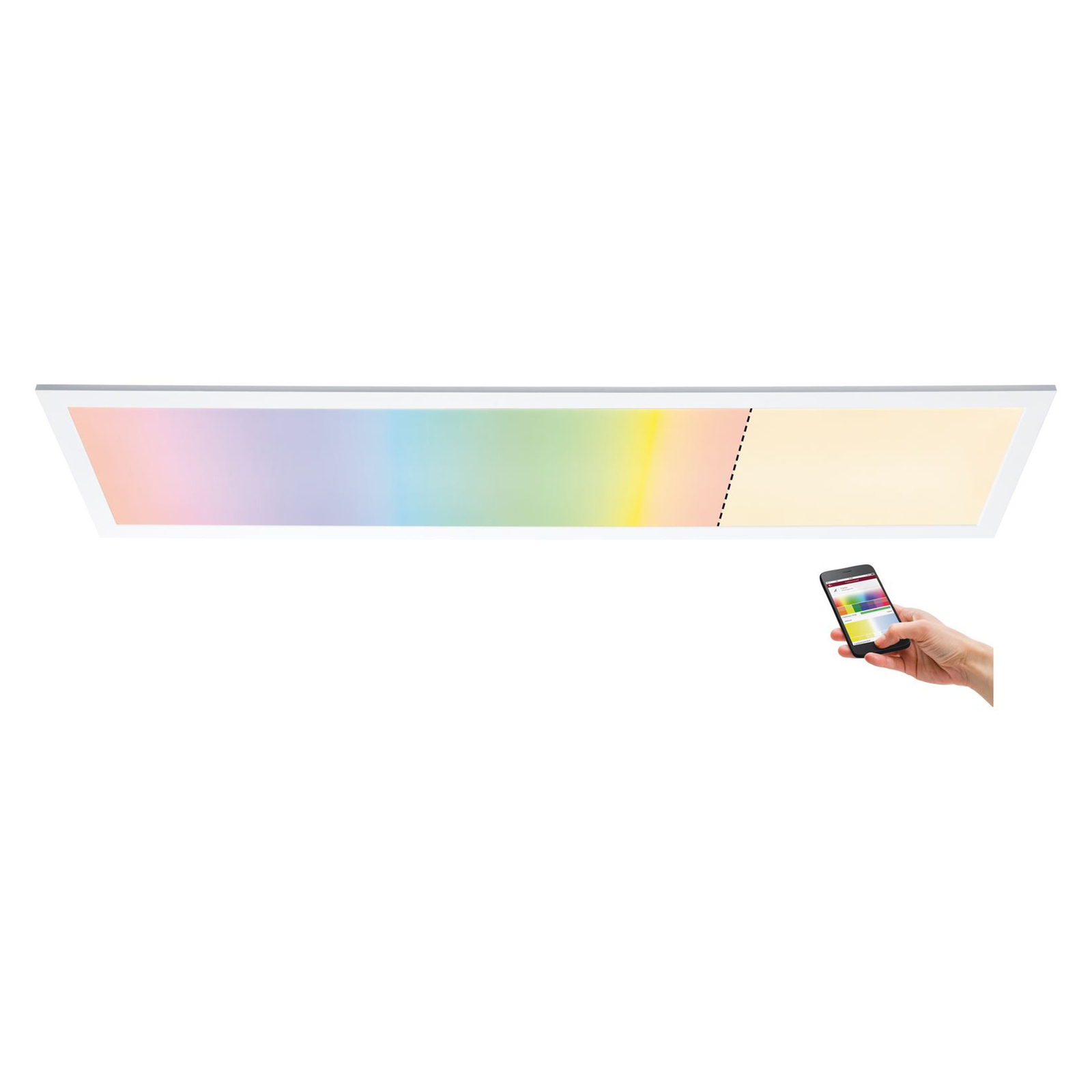 Paulmann Amaris LED panel, ZigBee, 120x30 cm, RGBW