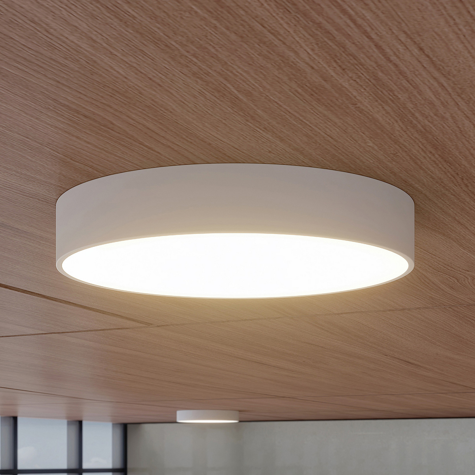 Arcchio plafonieră LED Noabelle Ø 60 cm alb metal - Bucătărie - modern