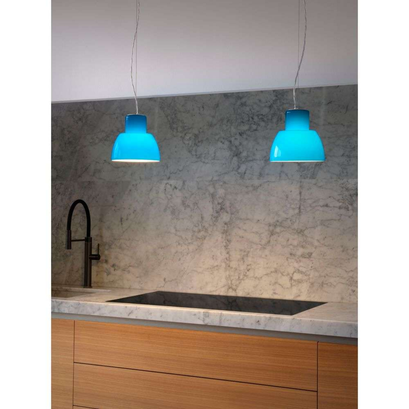 Lorosae Lustră Pendul Ø30 Ocean Blue - Nemo Lighting