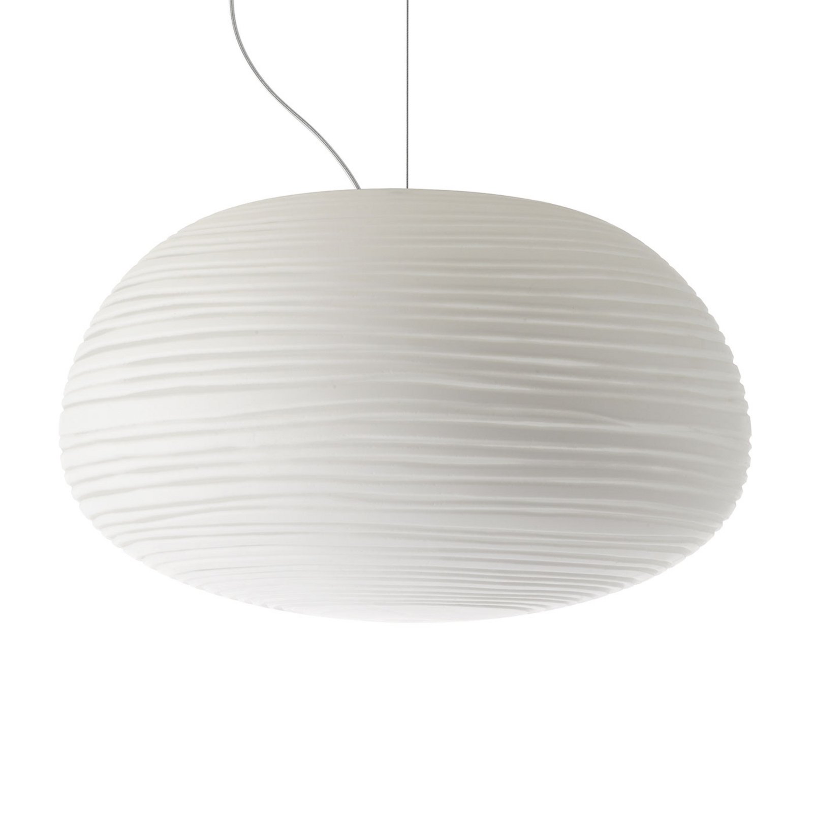 FOSCARINI Foscarini MyLight Rituals 2 LED hanging light, for Living / Dining Room, handblown glass, painted metal, E27, 15 W, energy efficiency: A++, H: 19 cm