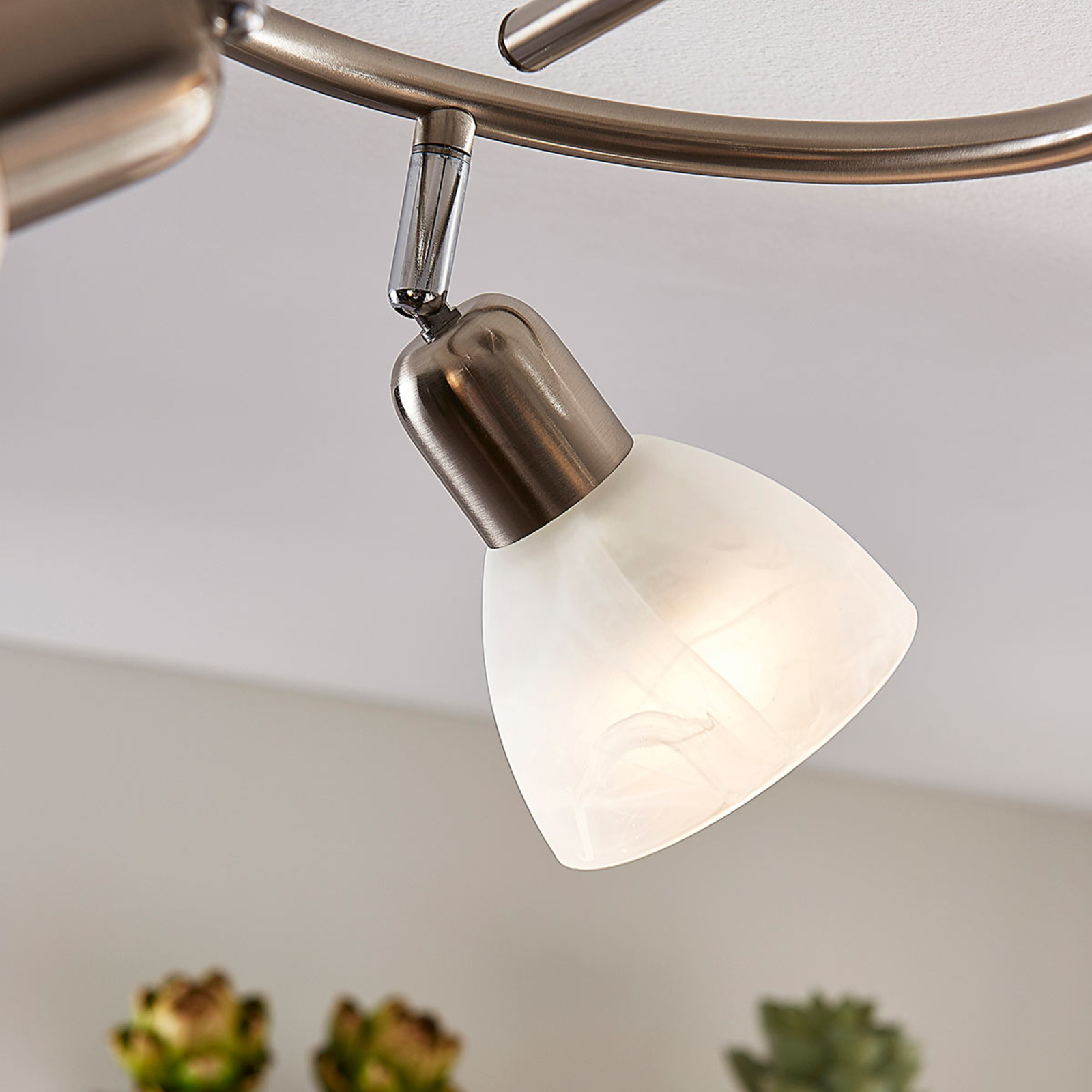 Lindby Paulina ceiling light, 3-bulb