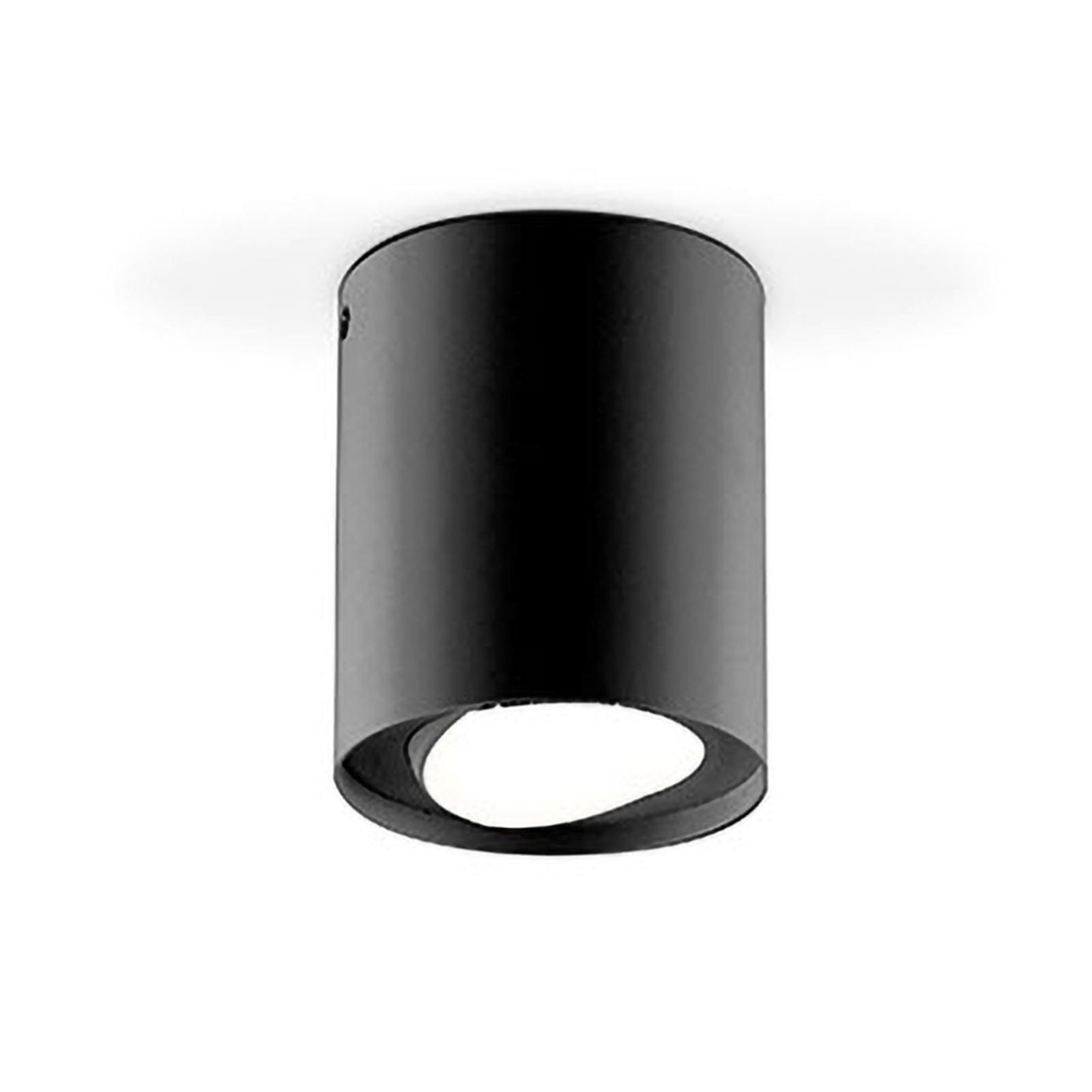 EVN Kardanus LED-Deckenleuchte Ø 9 cm, schwarz
