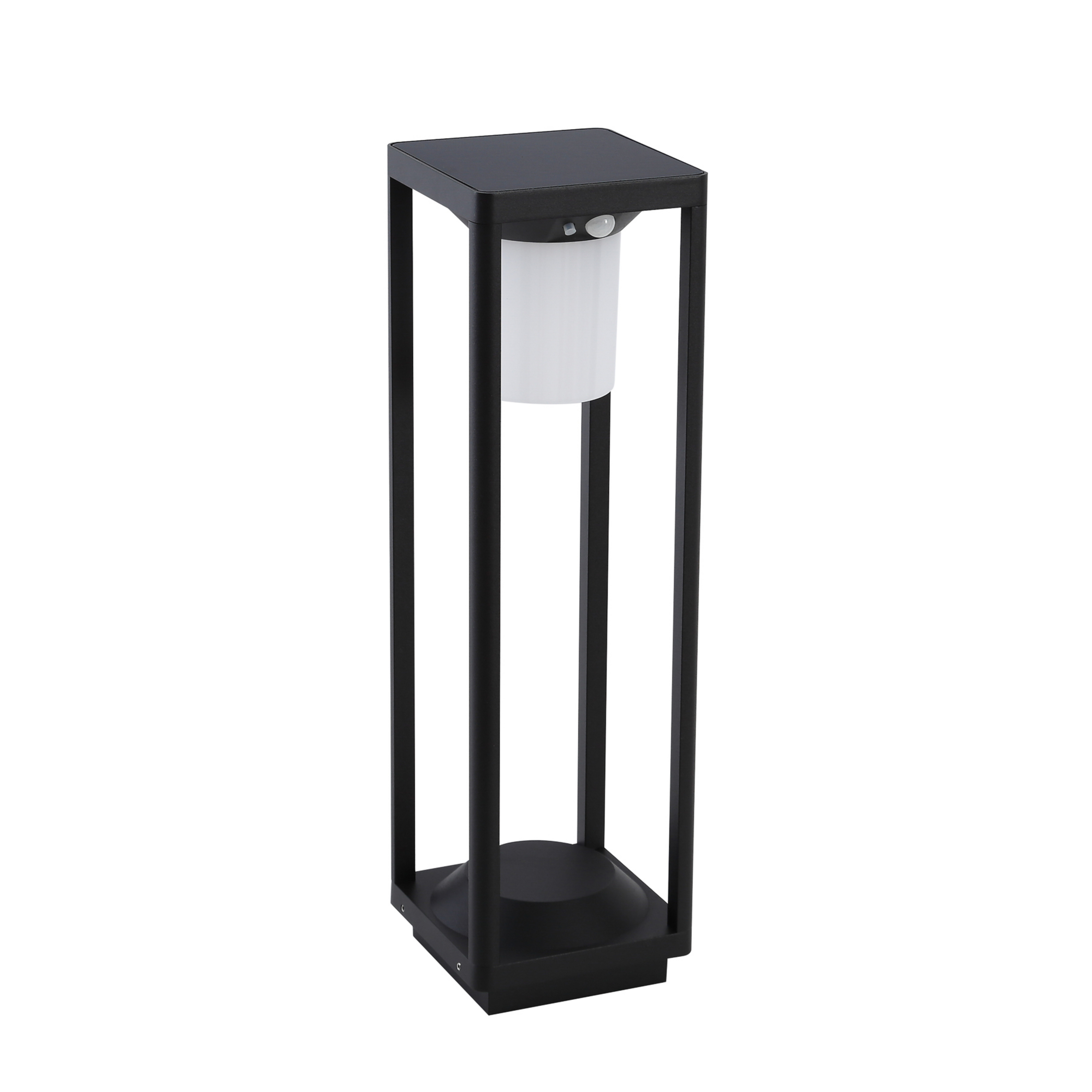 Nilea Square Cellule solaire Lampe W/Capteur Noir - Lucande