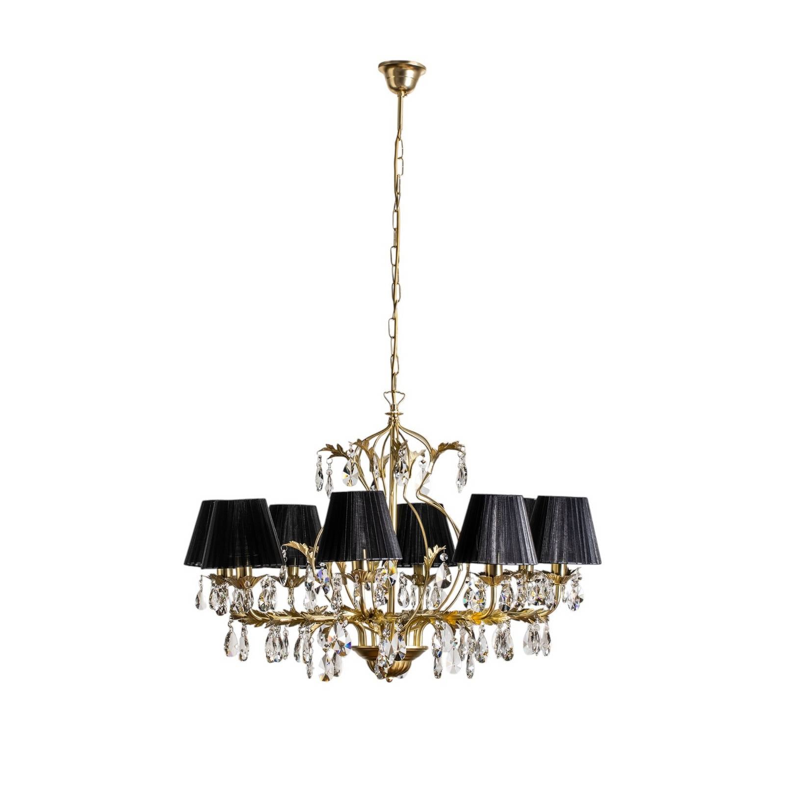 Onli Lighting - Onli karen Mehrarmiger Kronleuchter mit Schirmen Gold Schwarz