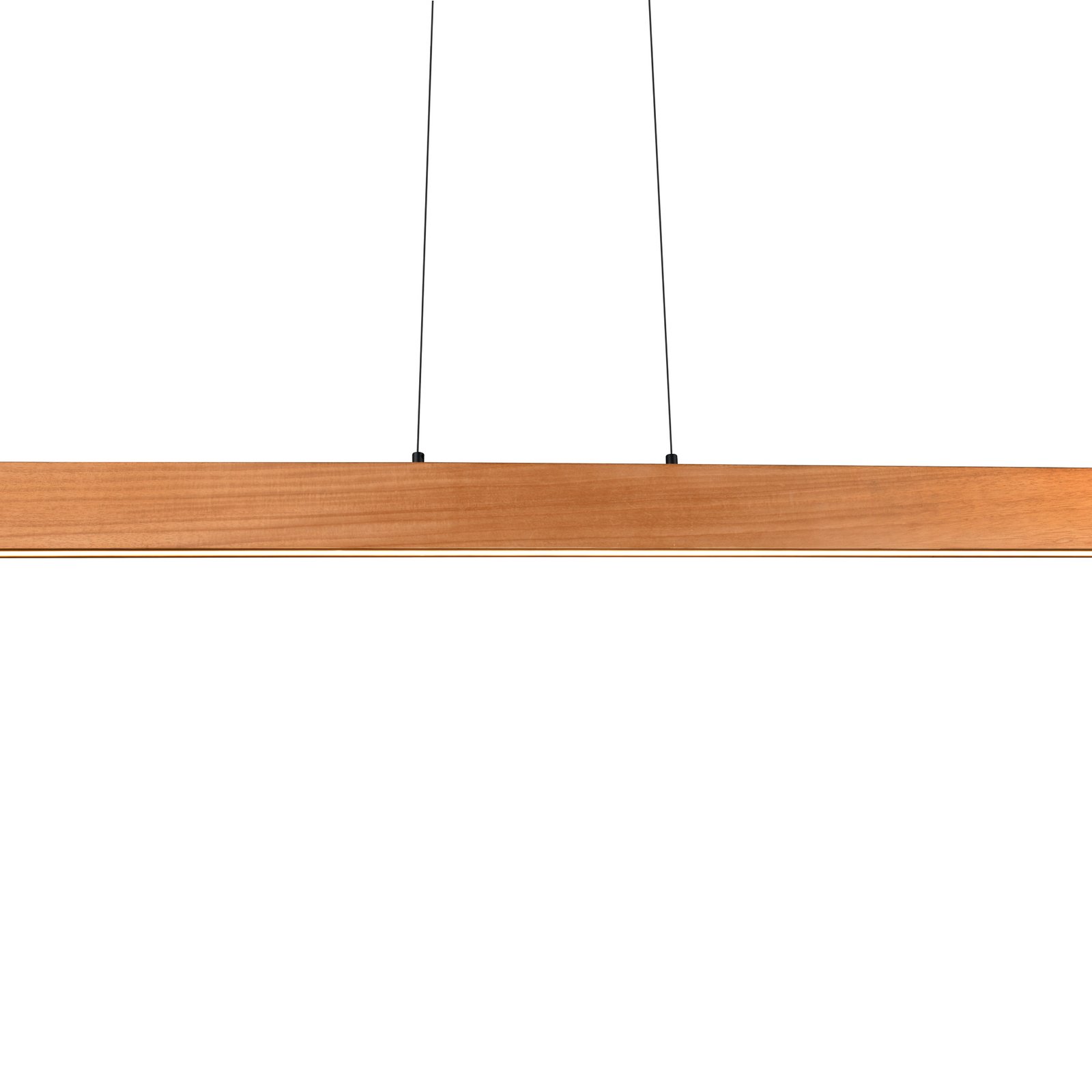 Edgewood LED függő lámpa, hossza 150 cm, fa színű fa, CCT Edgewood LED függő lámpa, hossza 150 cm, fa színű fa, CCT