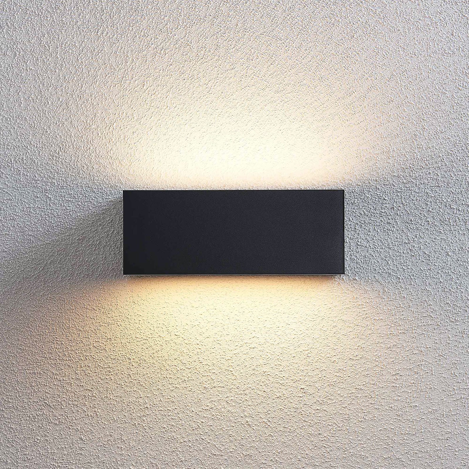 Nienke LED Außenwandleuchte IP65 L23 Dark Grey - Lindby