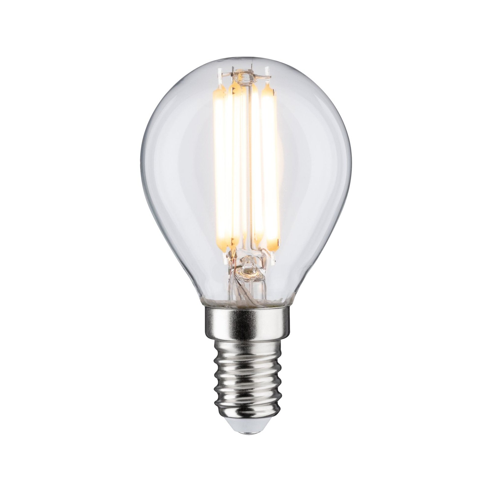 Pauleen ampoule goutte LED, filament, E14, 6,5 W, claire, 2.700K