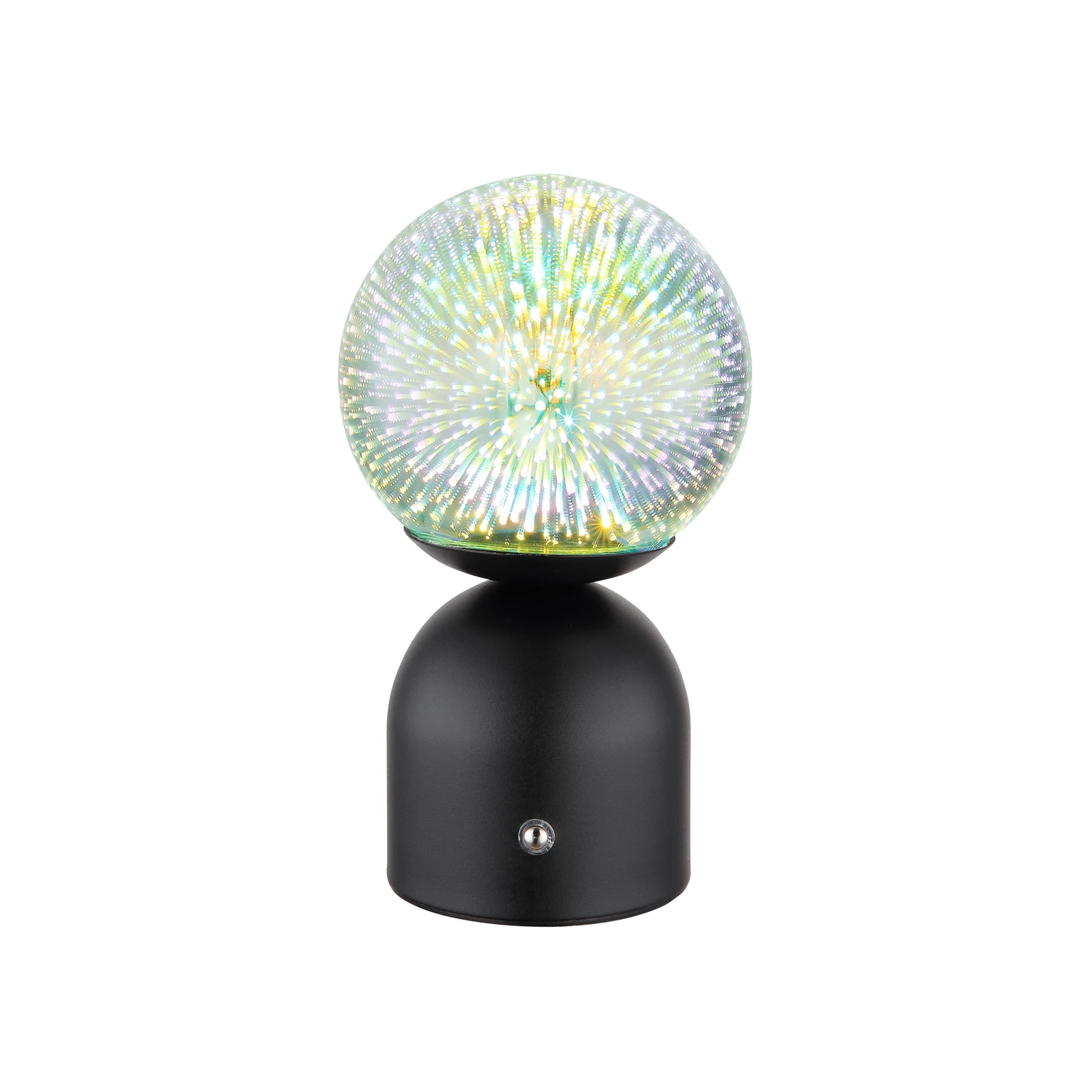 Julsy LED настолна лампа за презареждане, черна, 3D, височина 21 cm, CCT