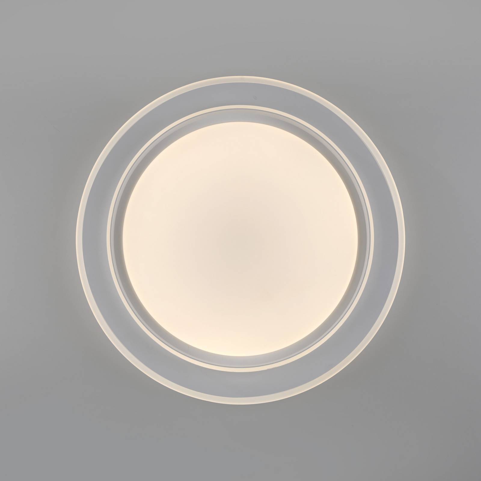 JUST LIGHT. lampa sufitowa LED Lago Ø 49,3 cm CCT Pilot zdalnego sterowania