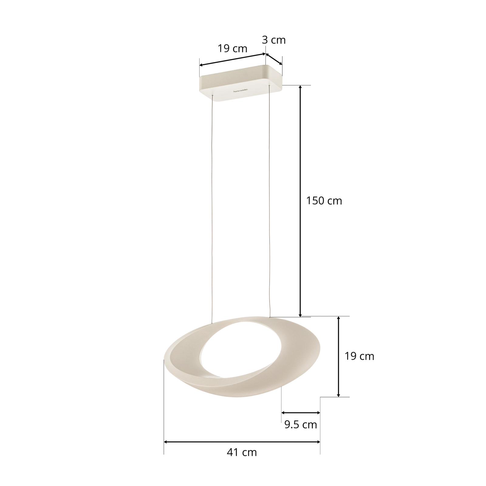 Artemide Cabildo - LED-Hängeleuchte, 2.700 K