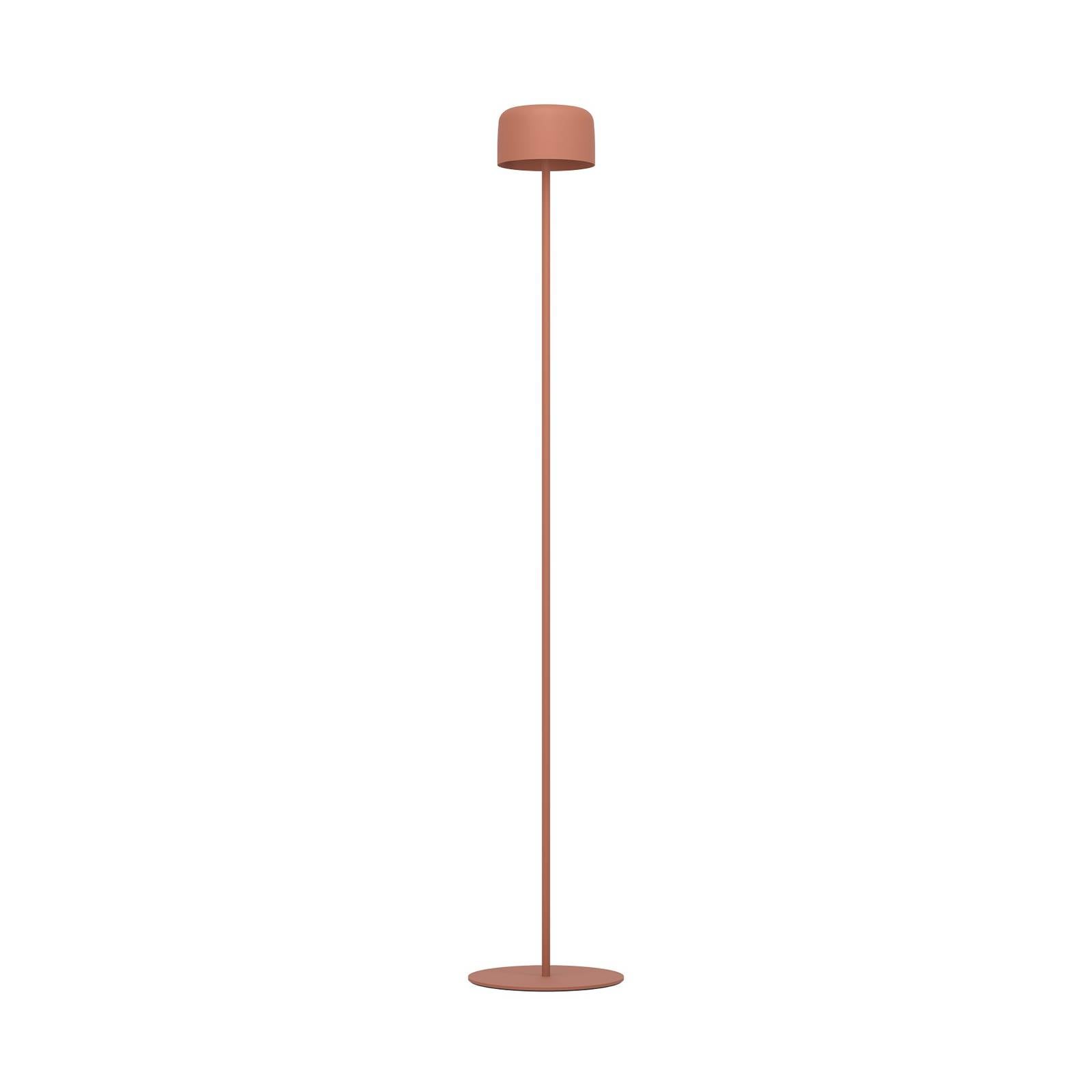 Solar-LED-Terrassenlampe Roccanova-L orangefarben Höhe 120cm