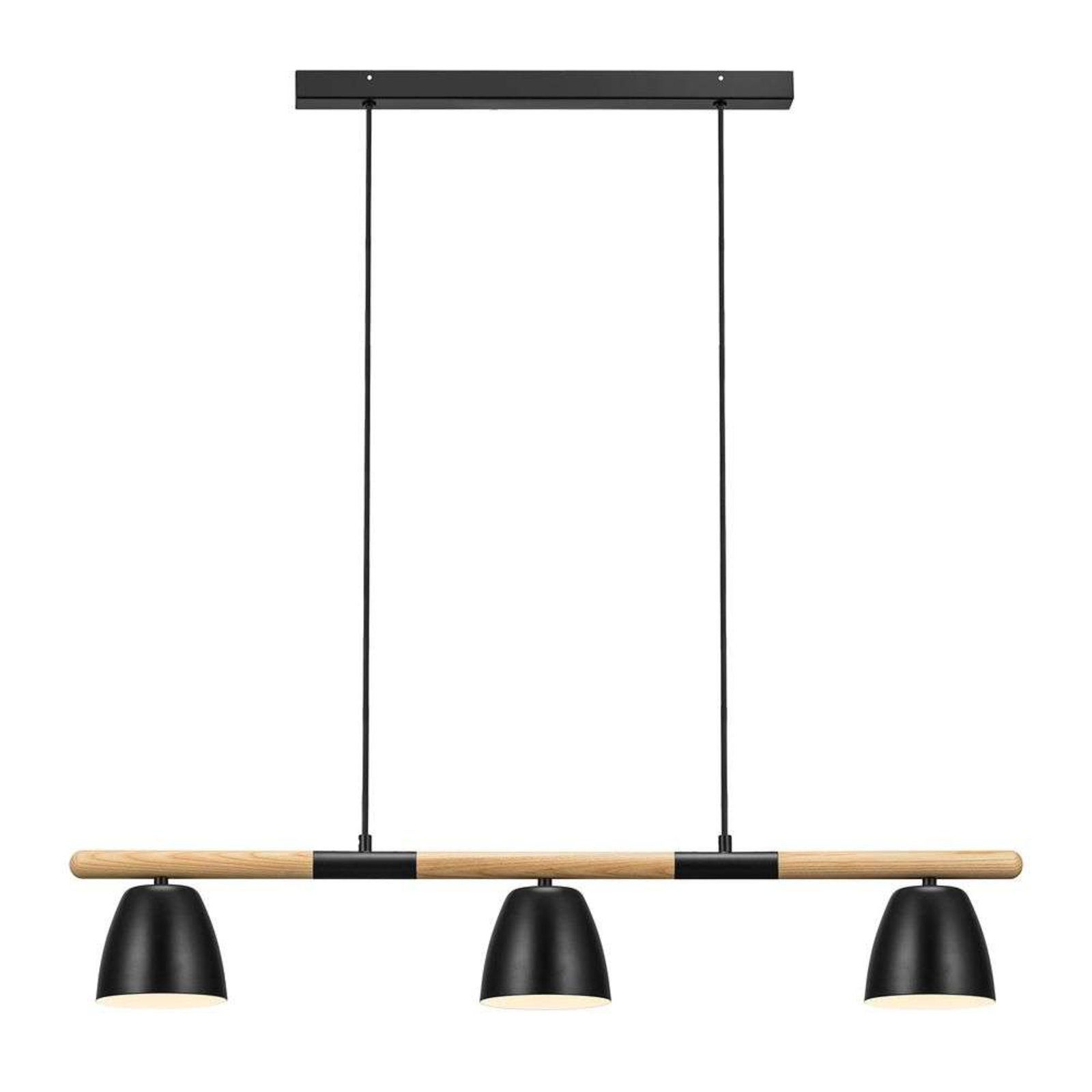 Theo 3 Lustră Pendul Black - Nordlux