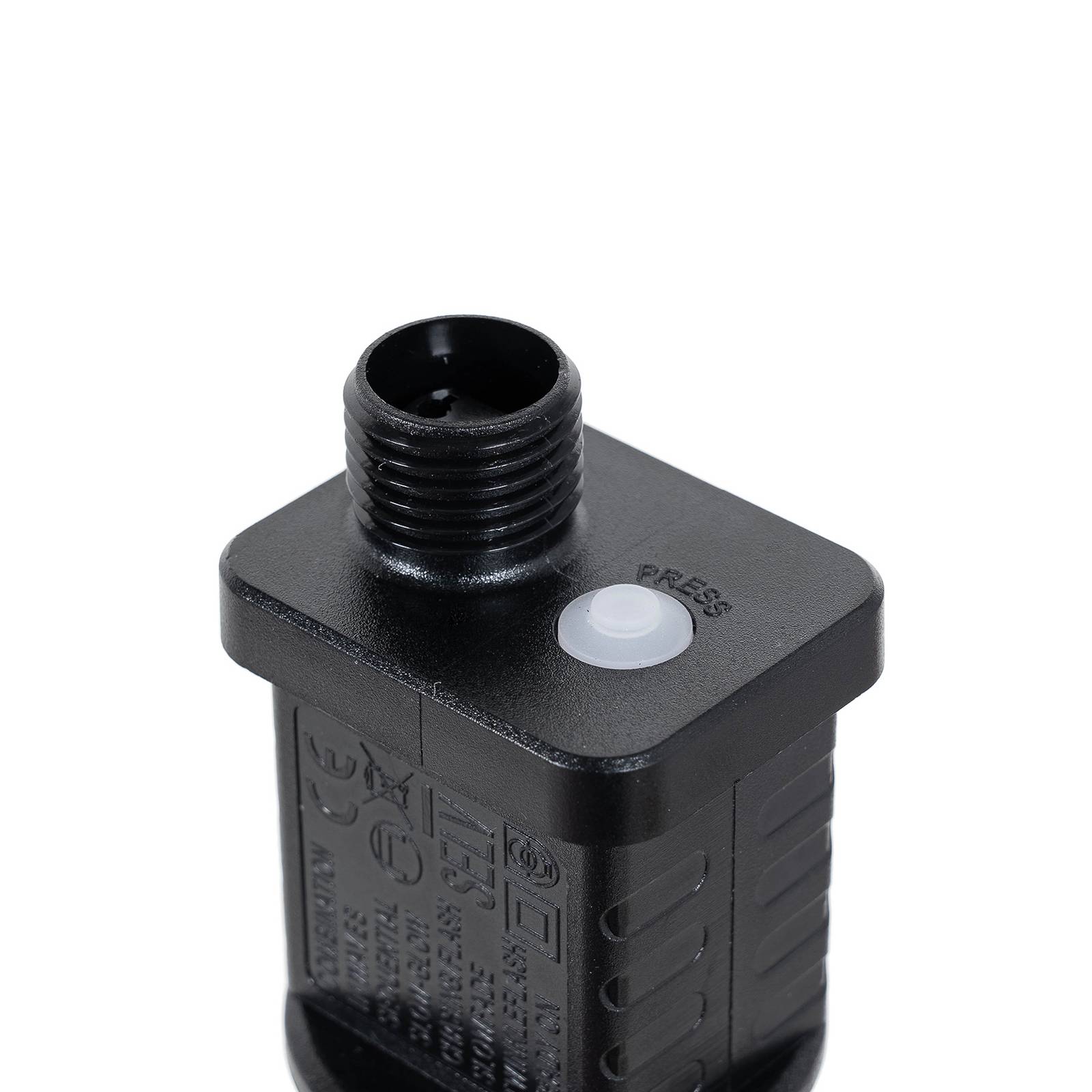 Łańcuch świetlny LED Miyu, 1800 K, wyłącznik czasowy, 15 m, IP44