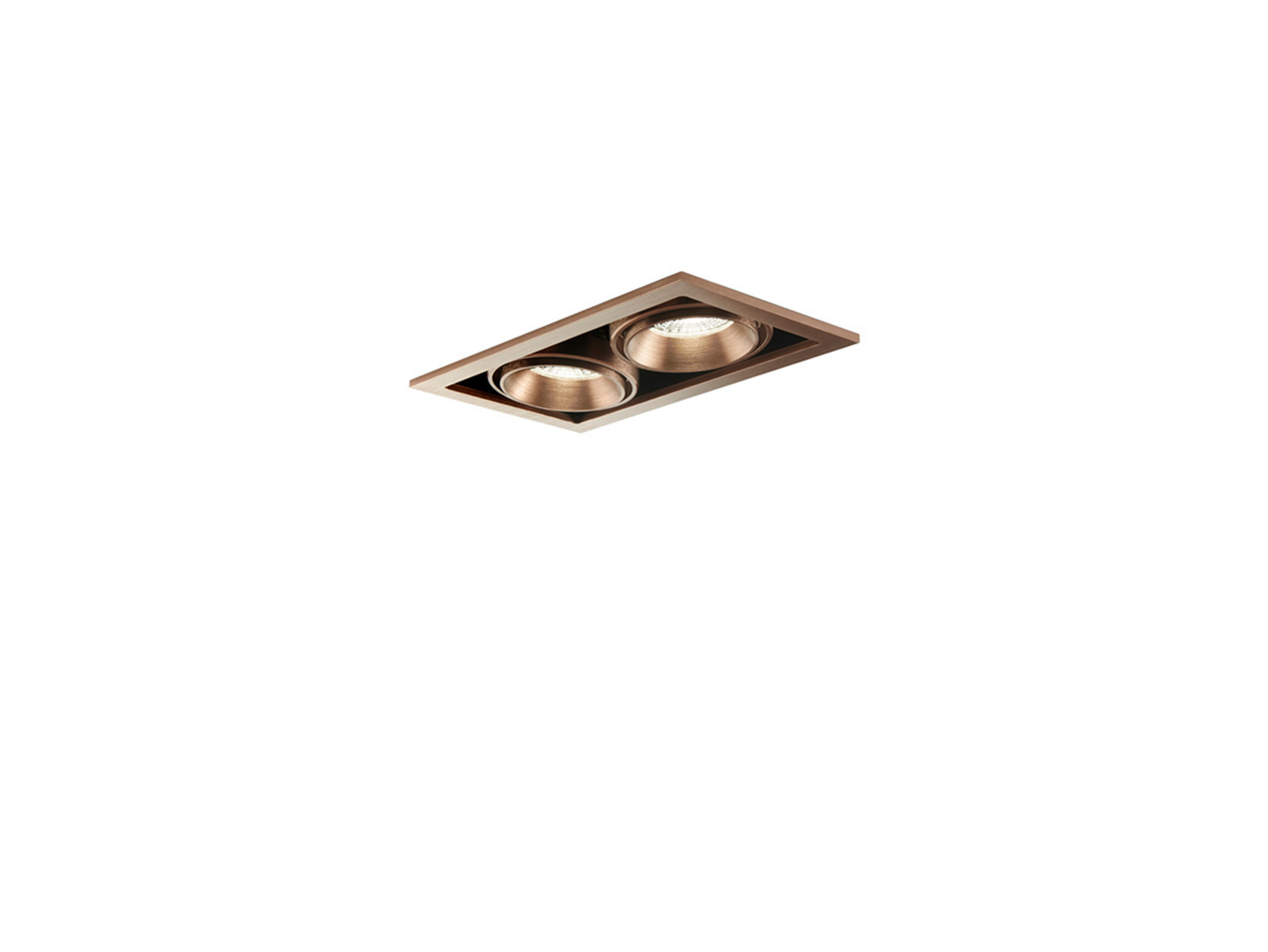 Ghost 2 Ingebouwd Spot 12,6W 2700/3000K Rose Gold - LIGHT-POINT