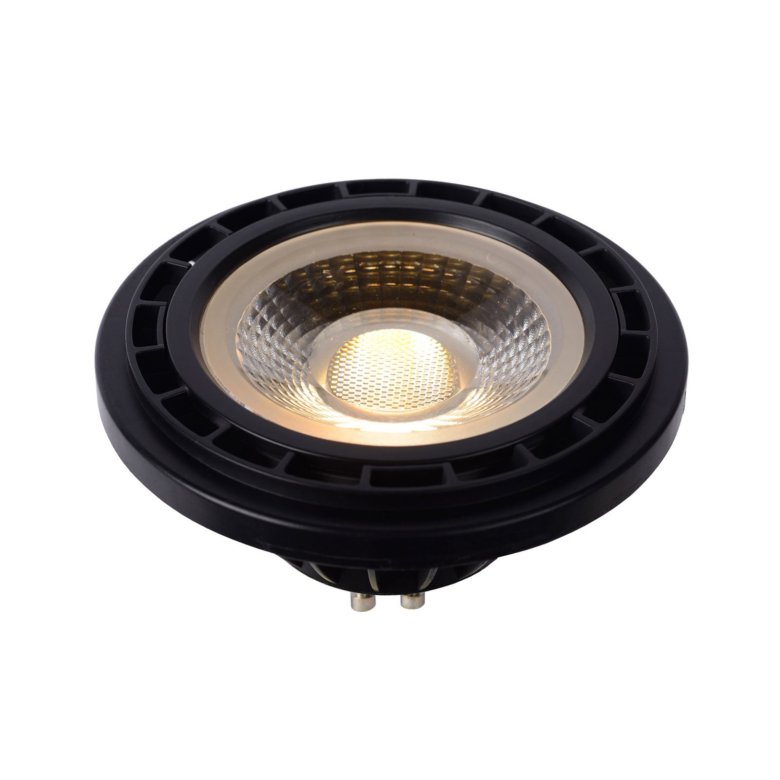 LED-Reflektor GU10 12W 3000K dim to warm, schwarz