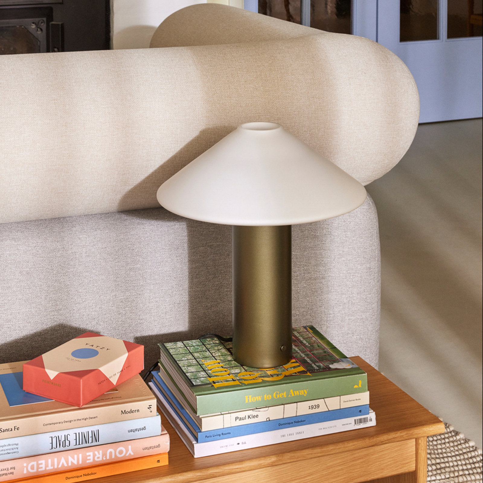 Orbit Table Lamp Dark Green - Hübsch