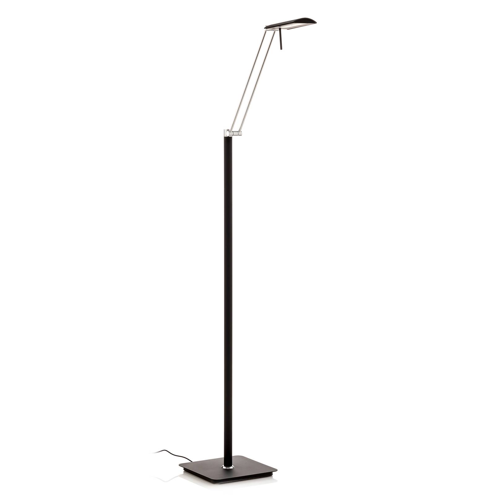 Rothfels LED Floor Lamp - Living / Dining Room - Reading Lamp - dimmable - Modern - Black