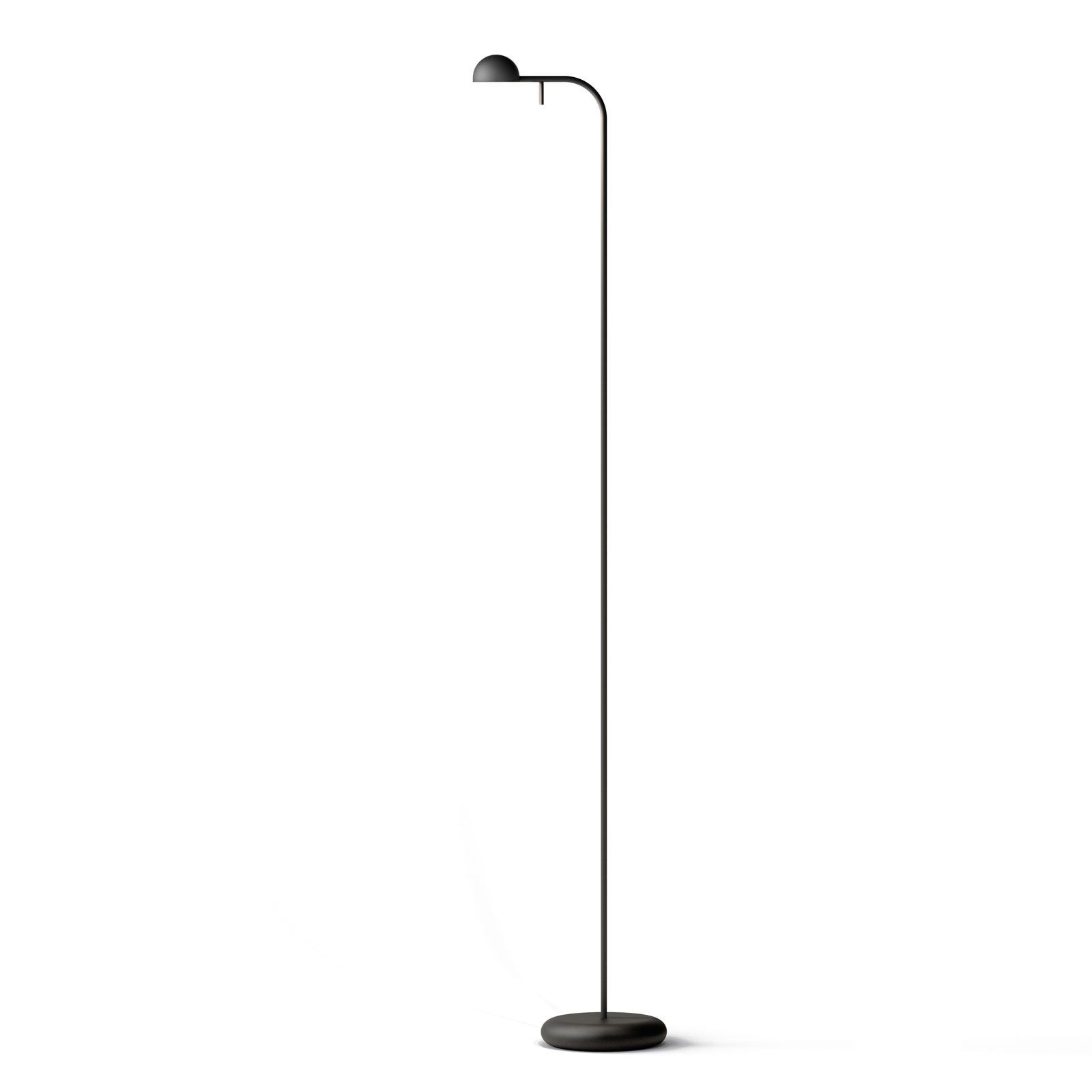 Vibia Pin 1660 LED floor lamp, 125 cm, black