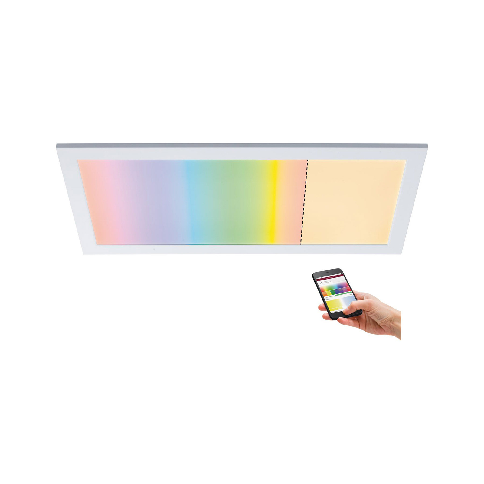 Paulmann Amaris LED-Panel, ZigBee, 60x30cm, RGBW
