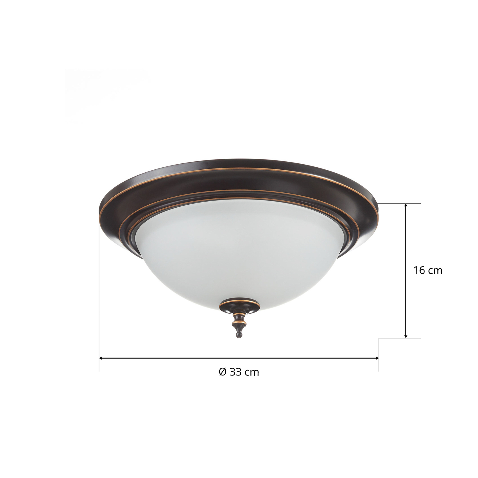 Westinghouse Harwell ceiling light, bronze