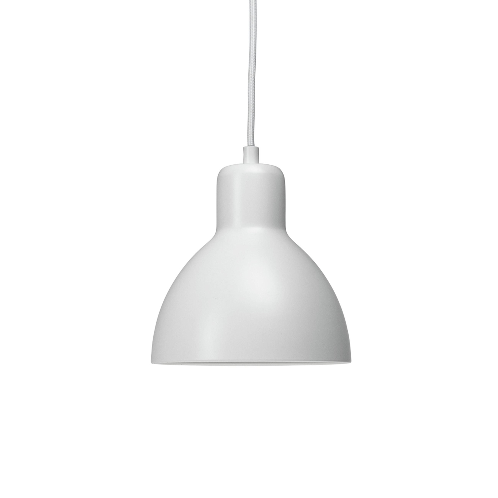 Dyberg Larsen Skagen piekarināmā lampa, balta, Ø 16 cm, metāls