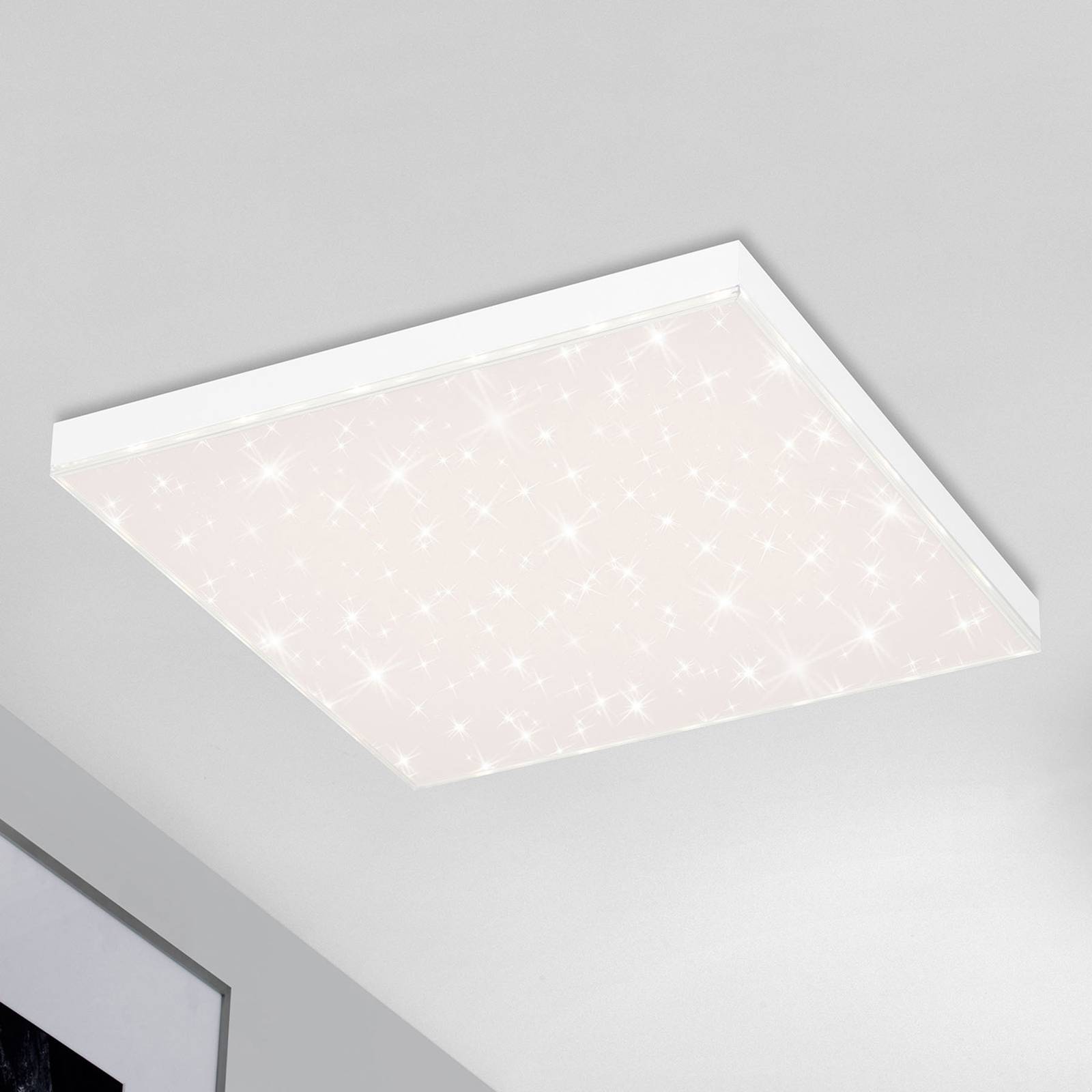 Briloner Ciel étoilé LED Frameless CCT, 45x45 cm