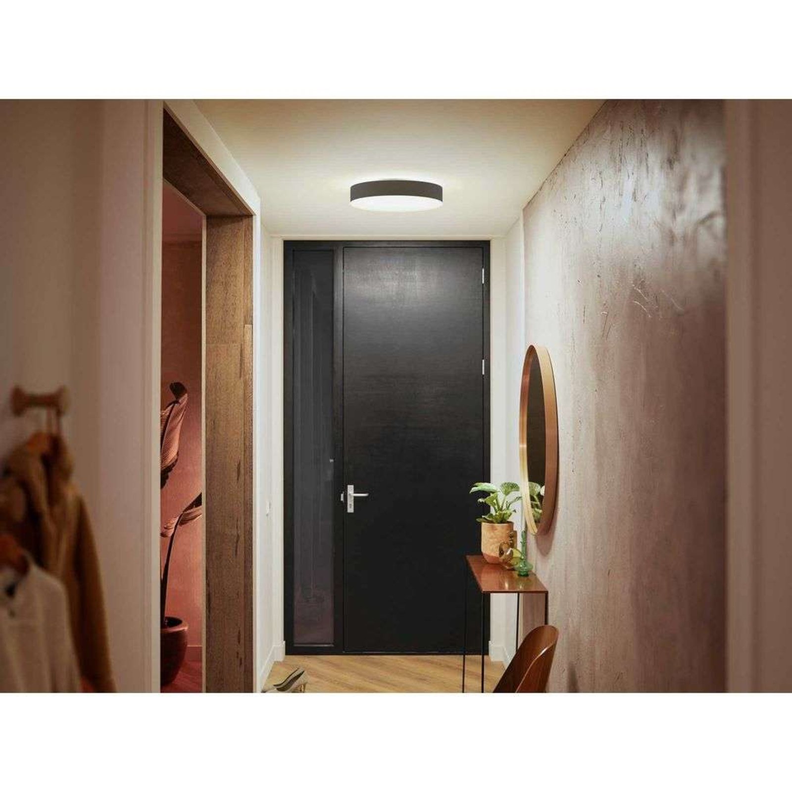 Hue Enrave M Stropné Lampa White Amb. Black - Philips Hue