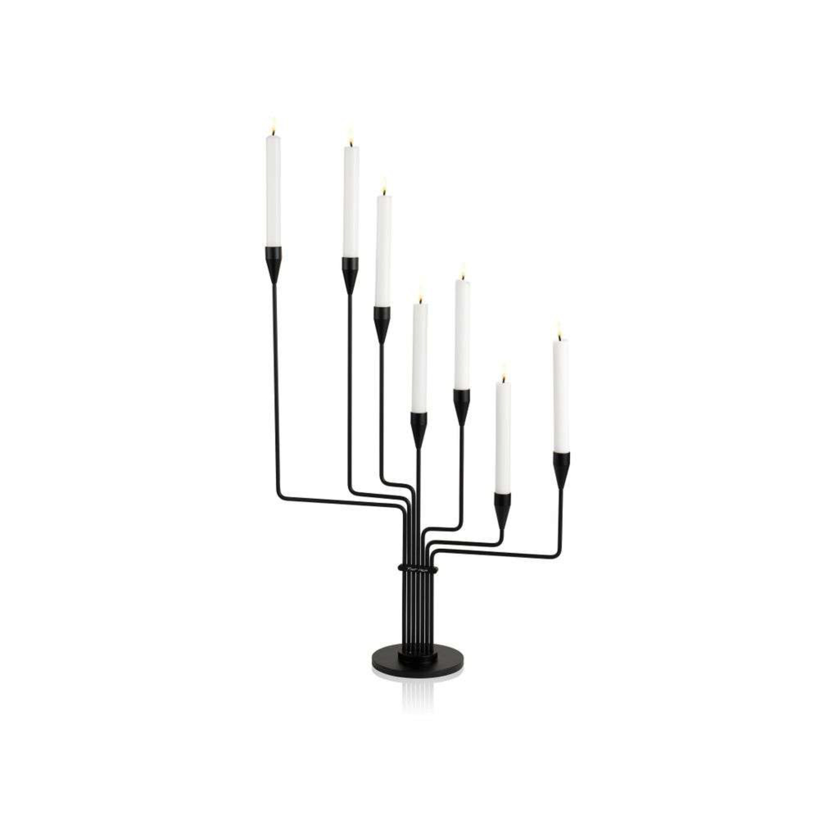 Karlsvognen Candle Holder H63 Black - Piet Hein