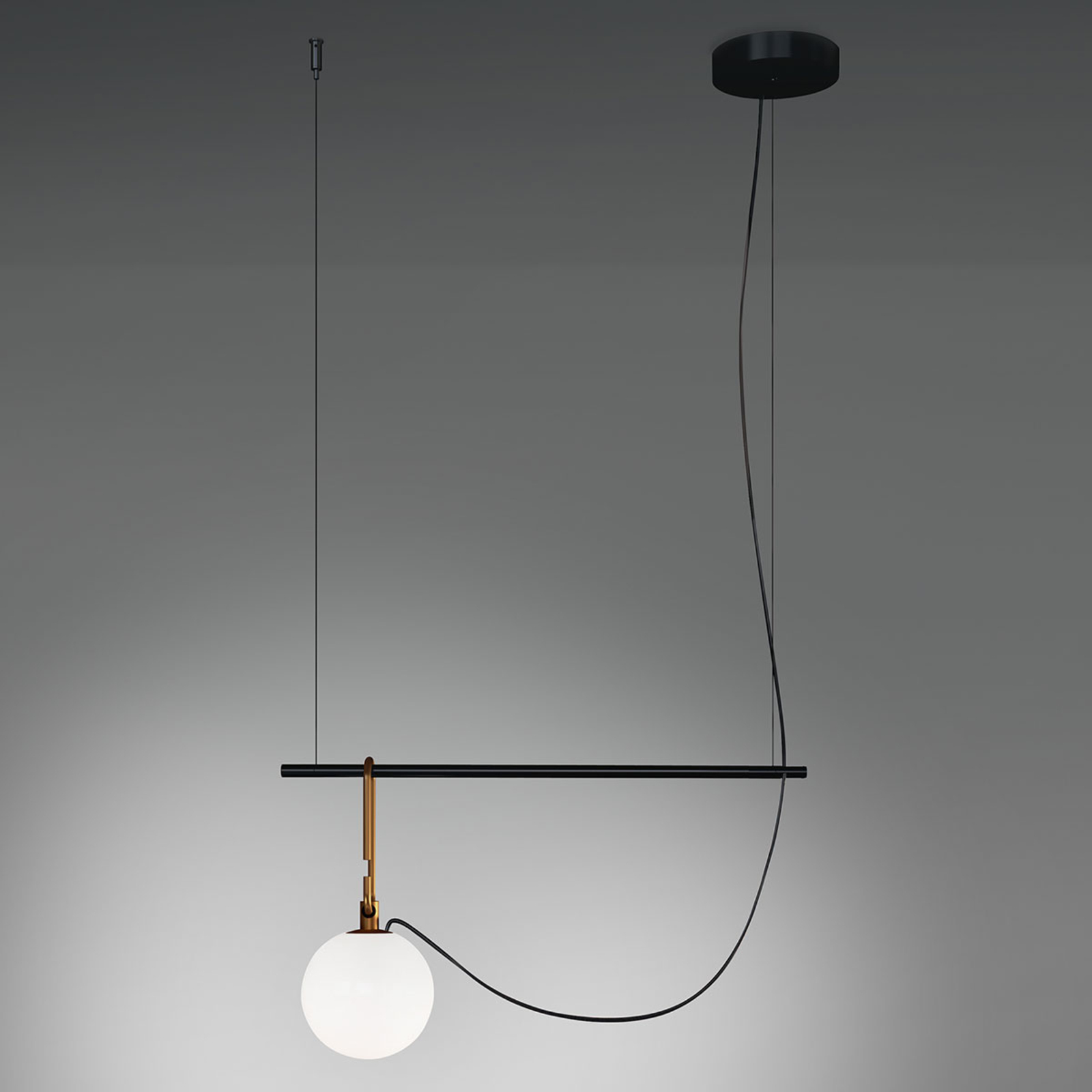 Artemide nh S1 14 candeeiro de suspensão 55 cm esfera Ø 14cm