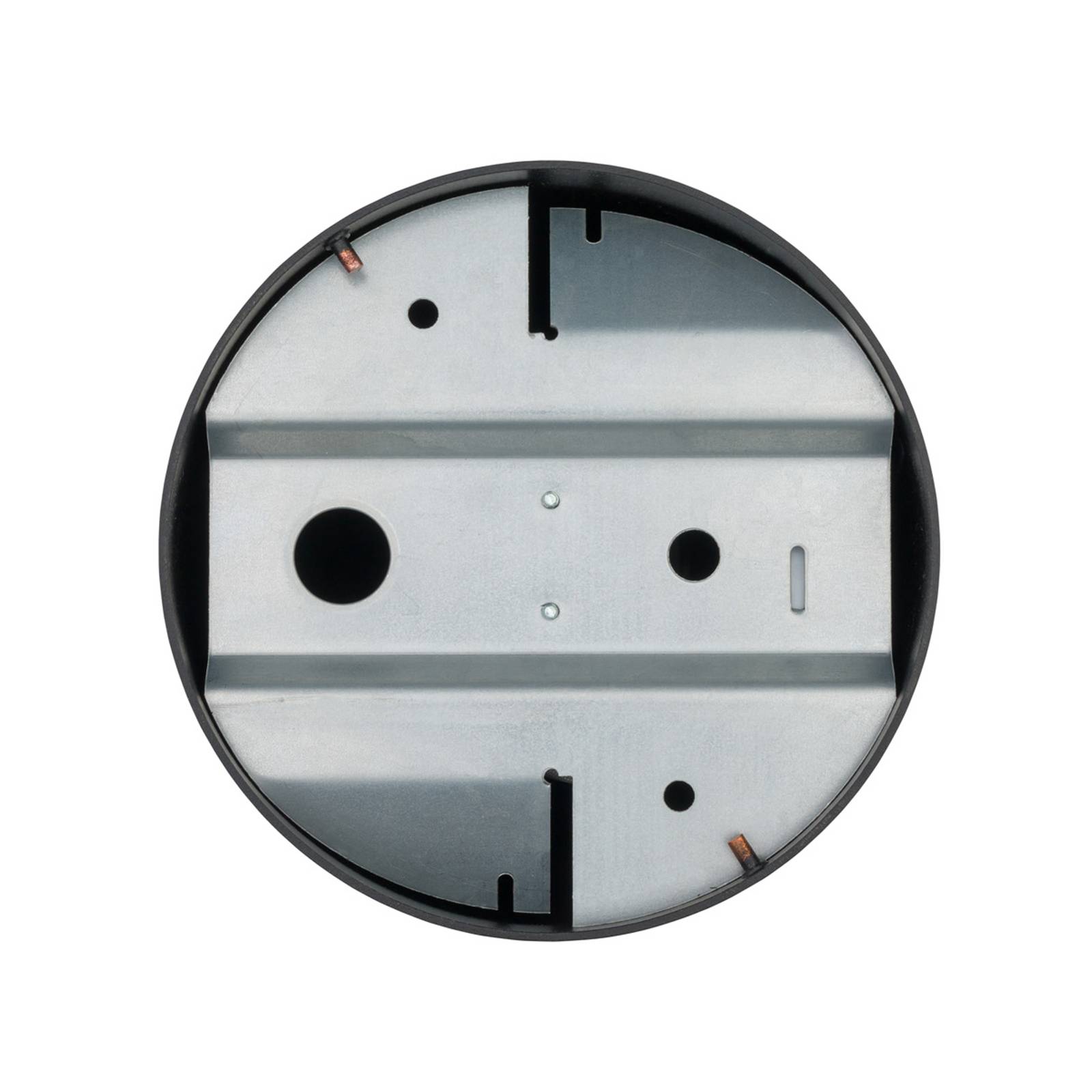Euluna Nowodvorski Lighting Downlight Point Tone, noir/doré, pour Salon / Salle à manger, acier, matériau synthétique, GU10, 10 W, H: 12.5 cm