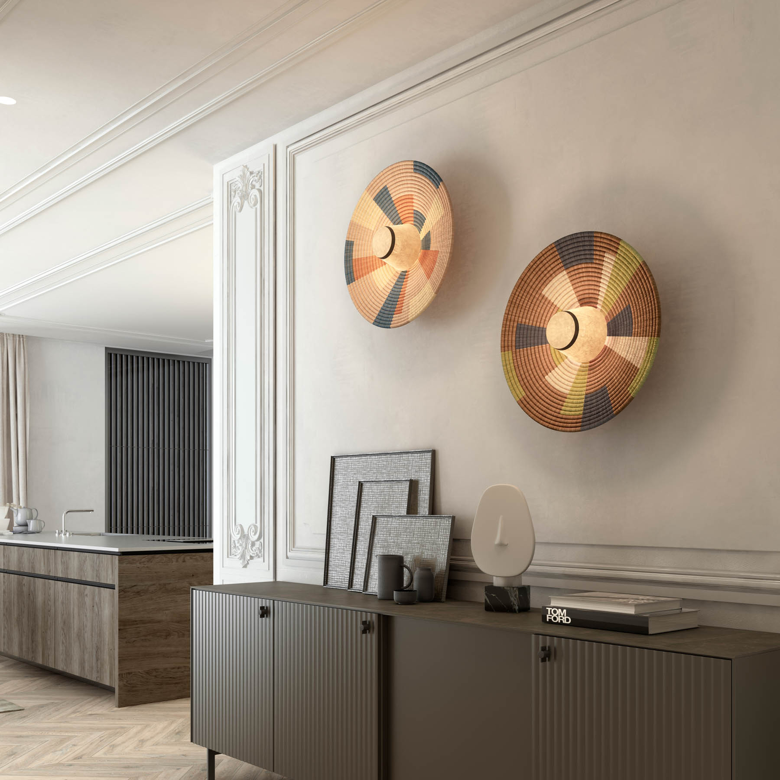 Parrot Wall Lamp L Brown - Forestier