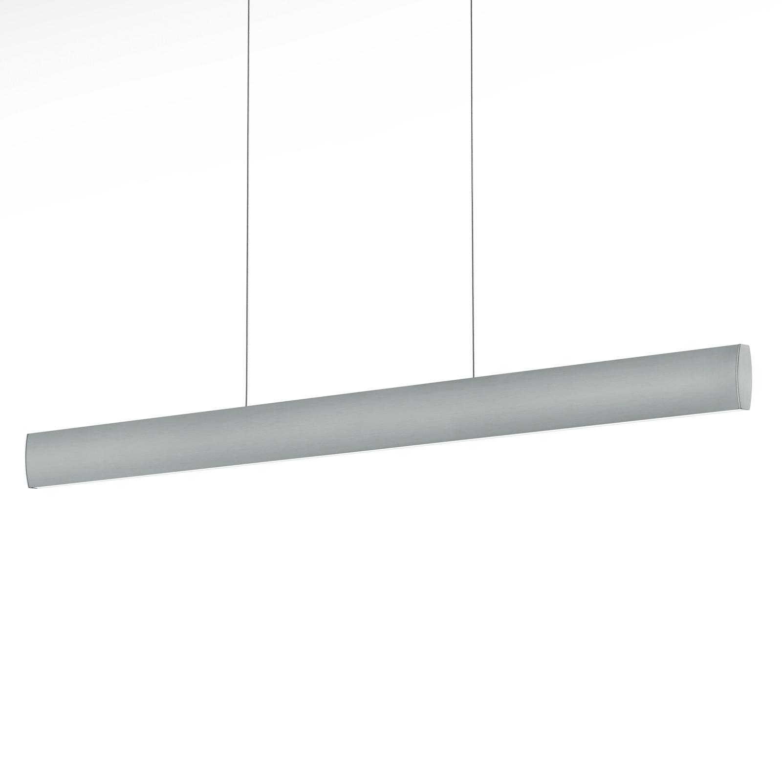 Knapstein Runa LED hanging light, nickel, length 92 cm, for Living / Dining Room, metal, 43 W, energy efficiency: A+, L: 92 cm