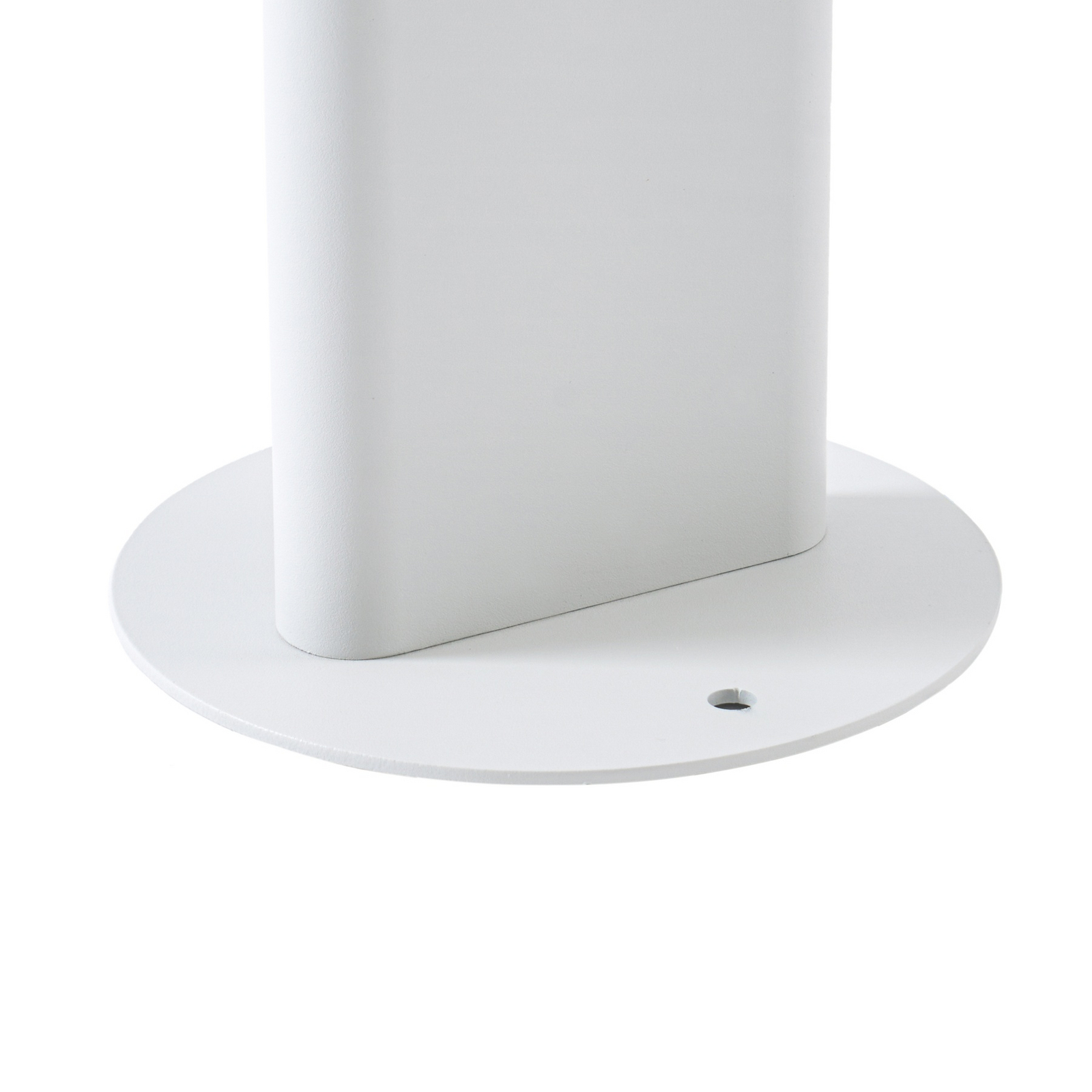 Candeeiro de caminho LED Lucande Velira, cinzento claro, 77 cm, 1 lâmpada, IP44