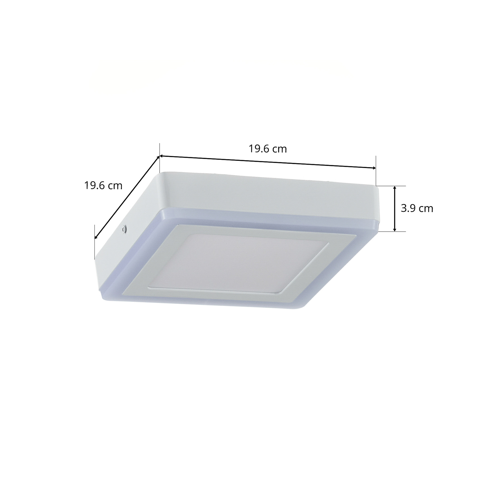 LEDVANCE LED Click White Square stropní 20cm