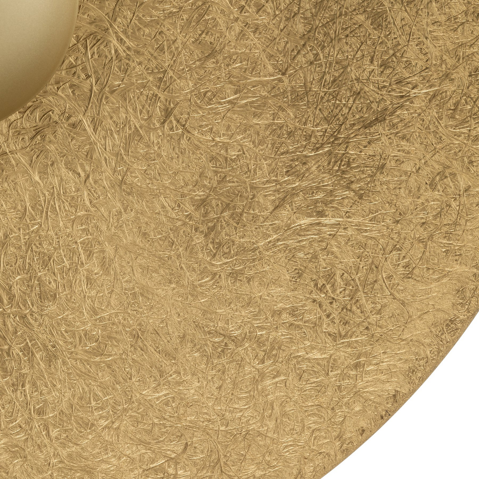 LED nástěnné světlo Sole M, Ø 65 cm, zlatá barva, ocel, 3 000 K