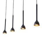 Nordwin 4 Pendant Black/Gold - Lucande