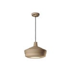 Churuata pendant light, ceramic, brown