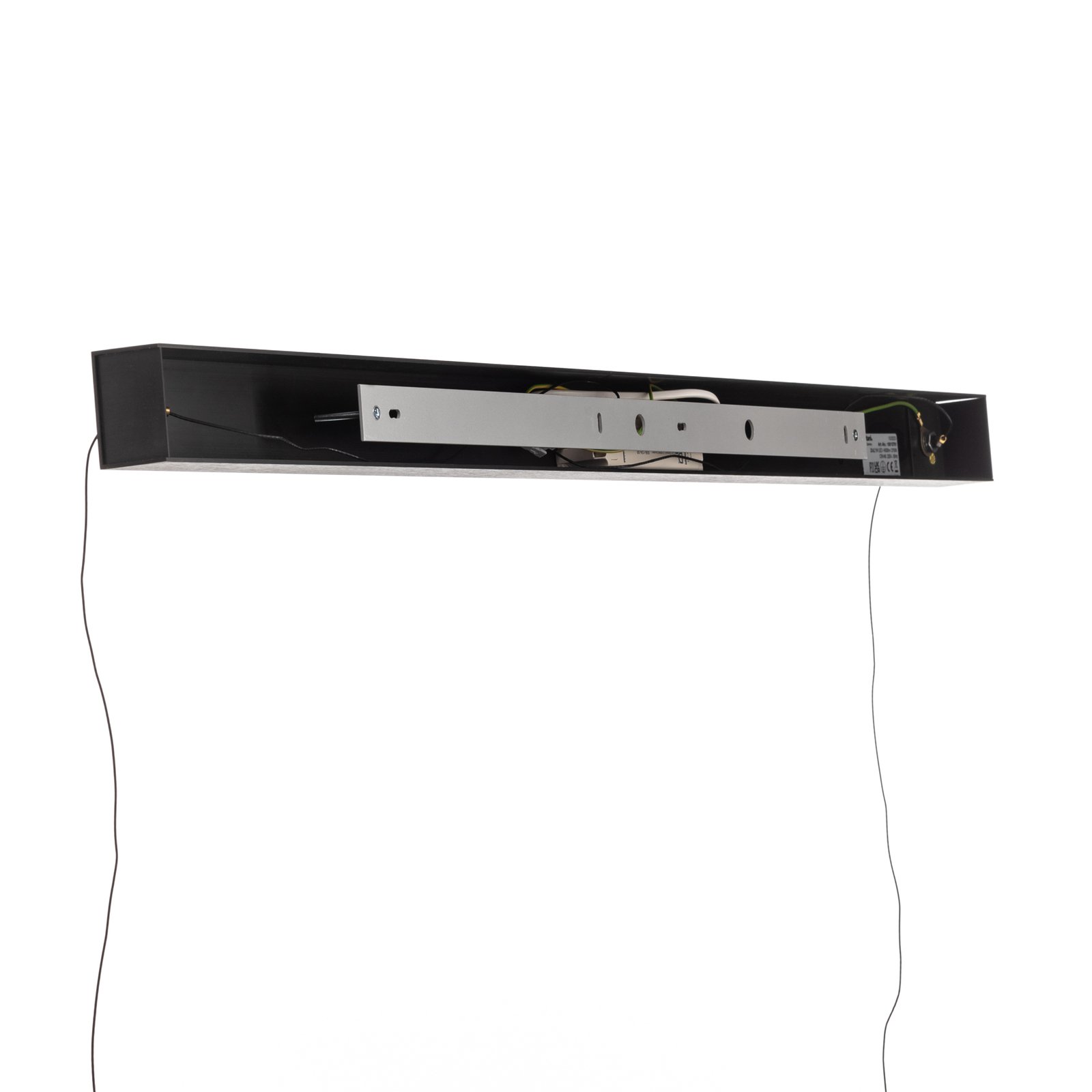 Quitani Lysia suspension LED, oxydée/noire, 118 cm