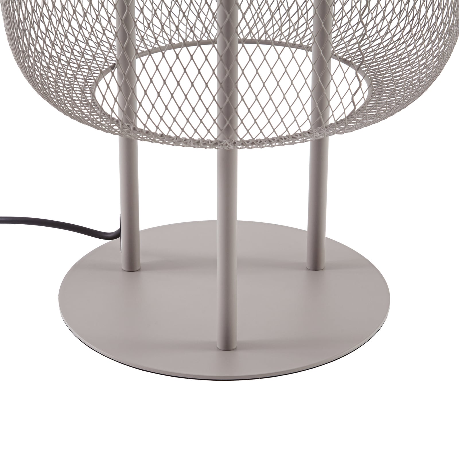 LED podna lampa Korvyn, kamenosivi, visina 80 cm, IP44 - Lucande