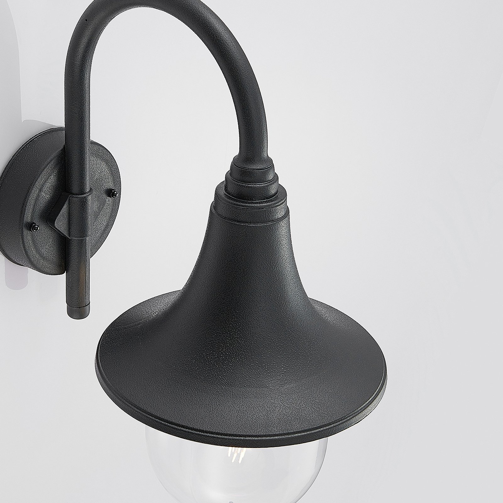 Nalevi Candeeiro de Parede Exterior Black - Lindby