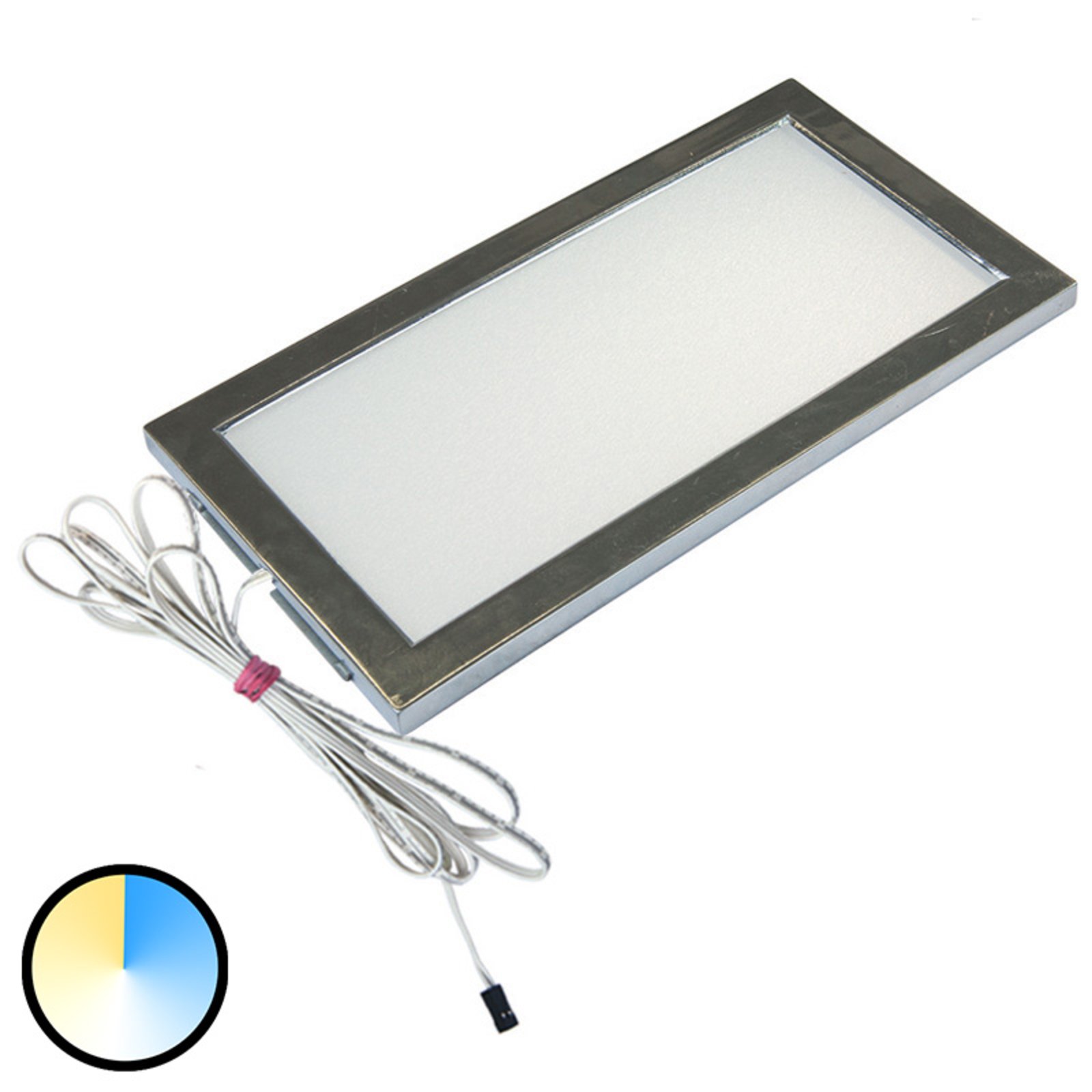 Dynamic LED Sky under-cabinet lamp stainless steel