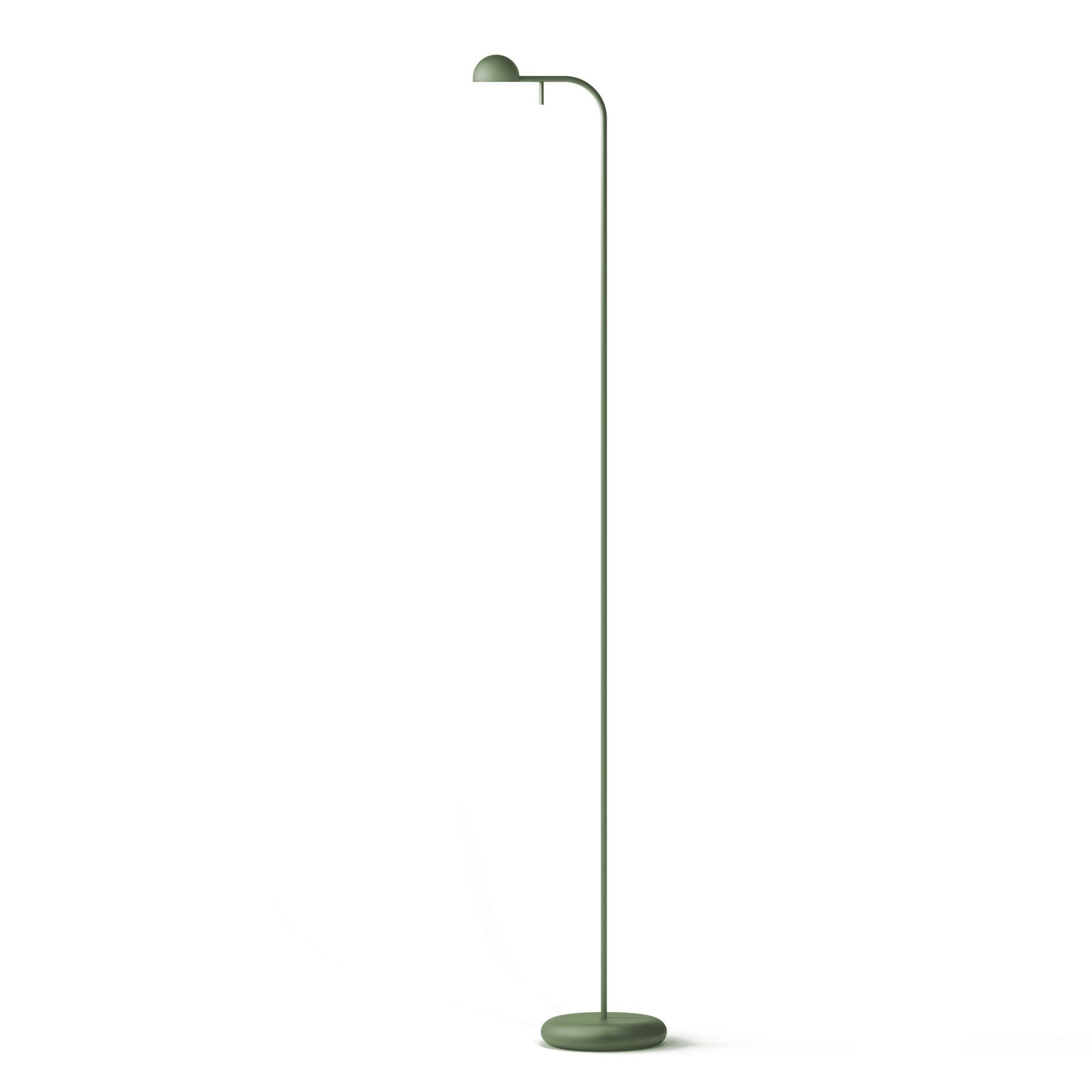 Vibia Pin 1660 lampa stojąca LED, 125 cm, zielona