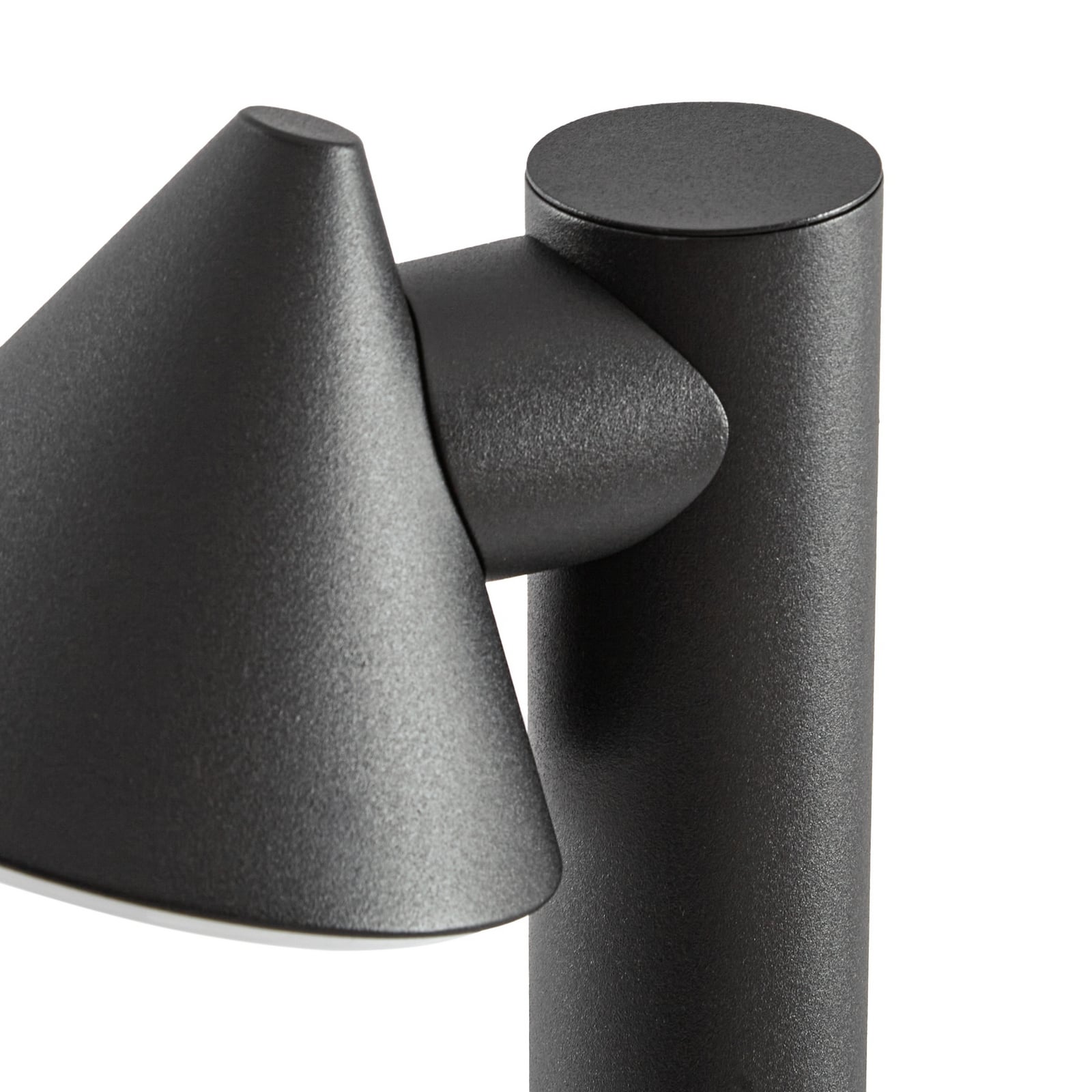 Soran LED ösvény világítás, fém, magasság 60 cm, fekete, IP44 – Lindby