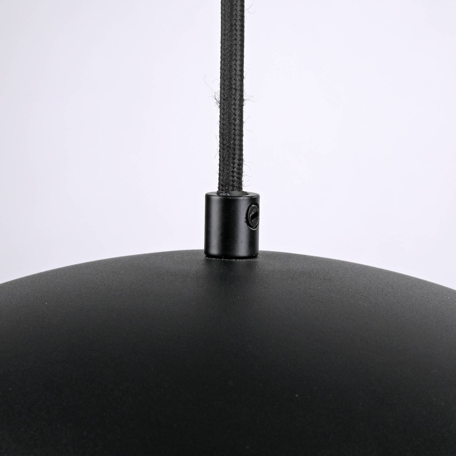 Schöner Wohnen żyrandol Ali czarna, żelazo, Ø 38 cm, E27