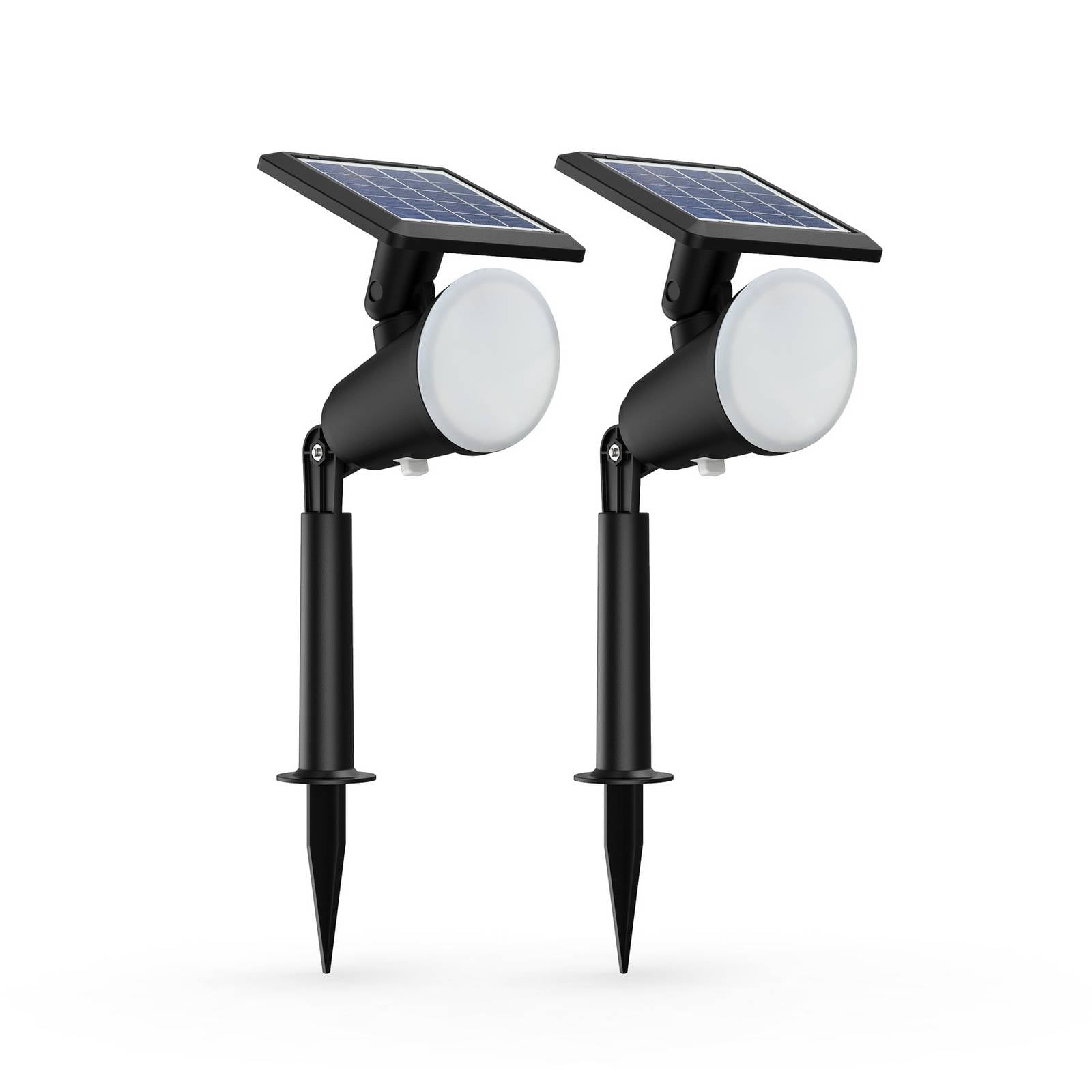 Philips LED-Solar-Erdspießleuchte Jivix, 2er-Pack