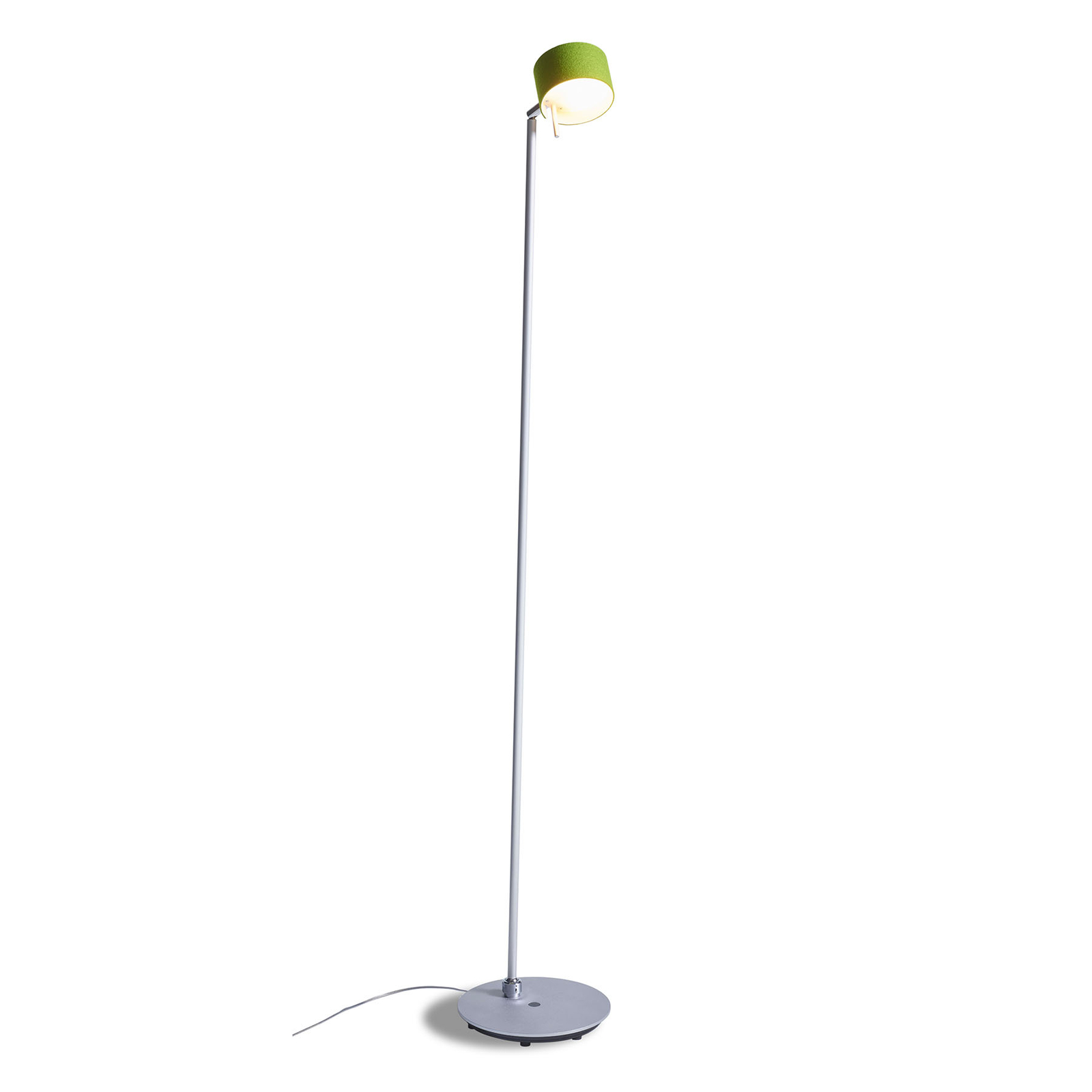 LED floor lamp CAI, dimmable, apple/wool white