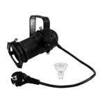 EUROLITE Set PAR-16 spotlight with plug, GU10 LED