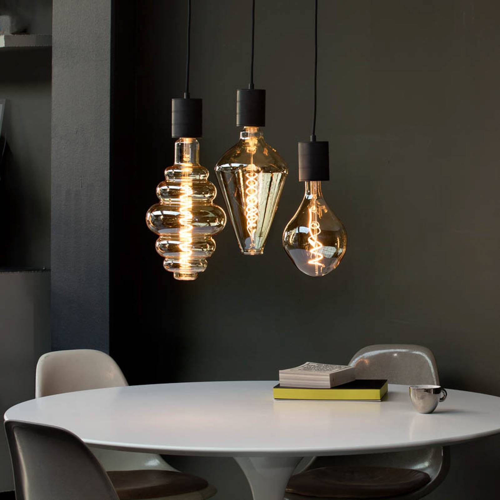 Calex Organic Evo ampoule LED E27 6 W dim dorée