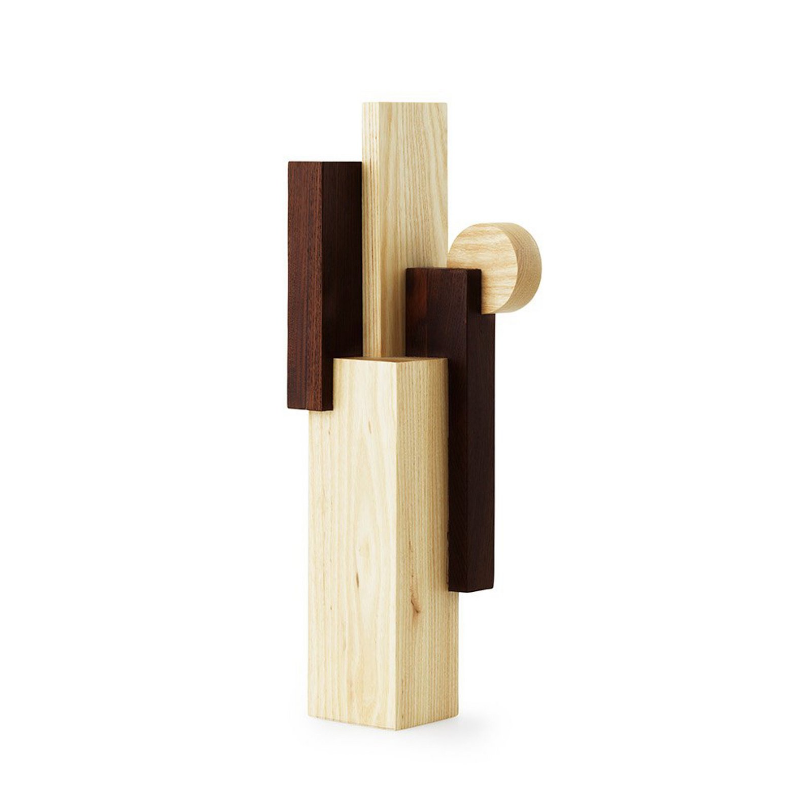 Skulptur Join groß, natur/braun, Höhe 40 cm - Normann Copenhagen