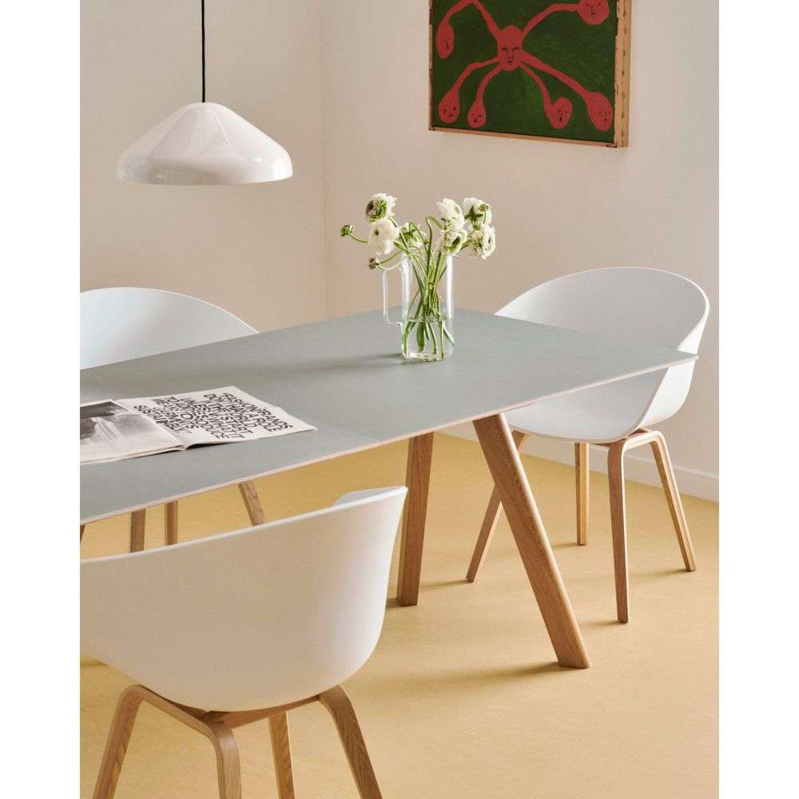 Pao Steel Candeeiro Suspenso 230 Cream White - HAY